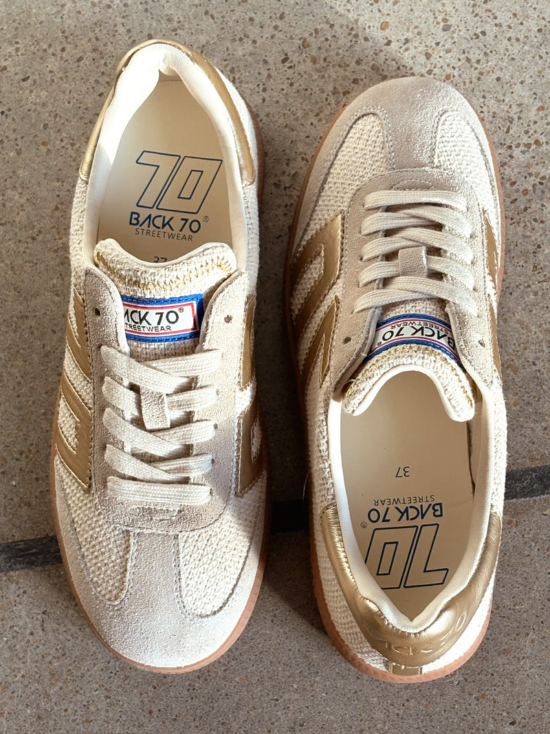 Back 70 Iuta Gold Sneaker