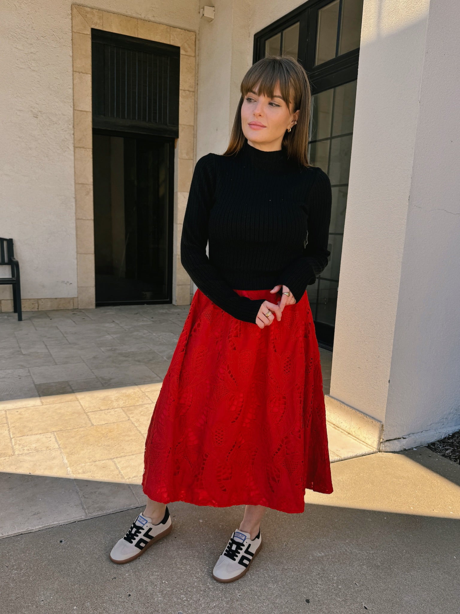 dRA Clementine Skirt - Romance Red