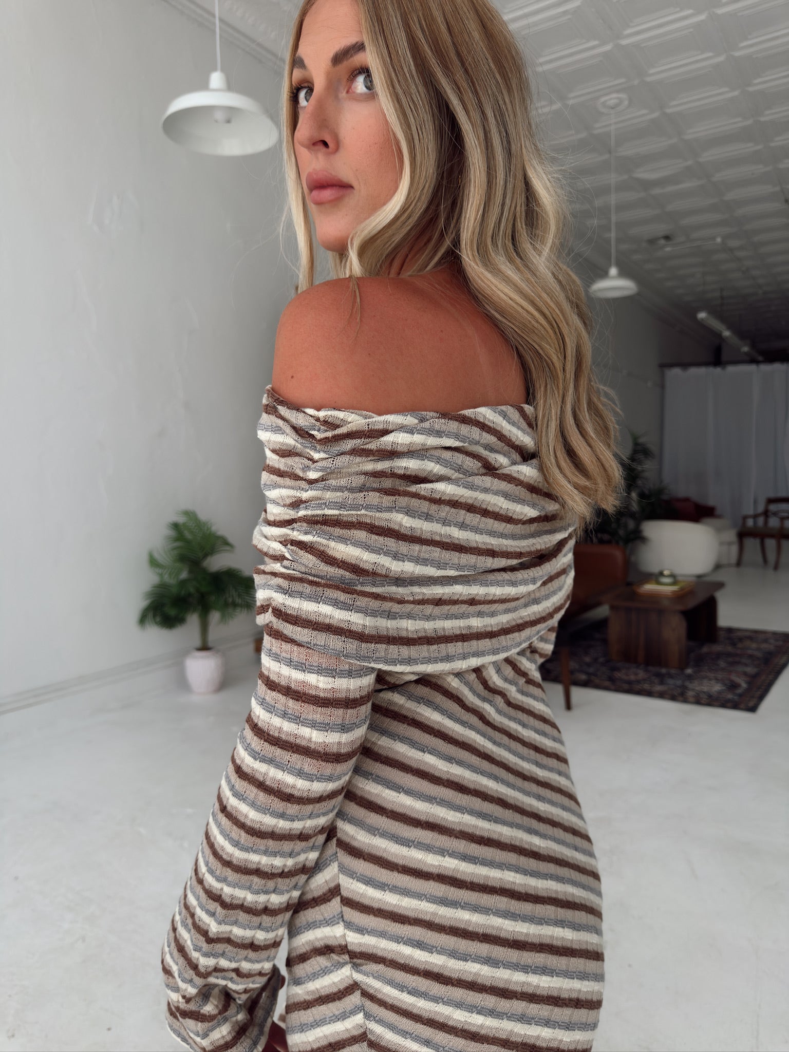 Brooklyn Foldover Knit Maxi Dress