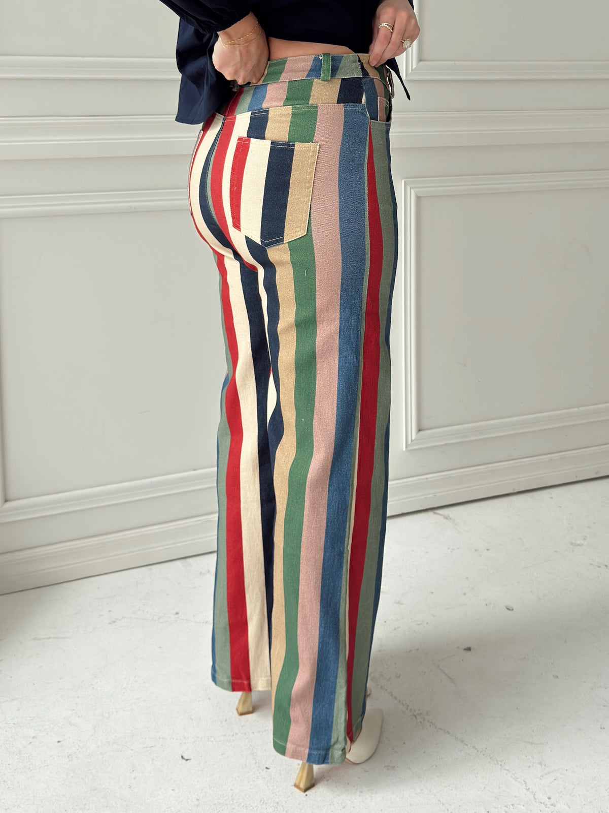 Frankie Retro Stripe Jean