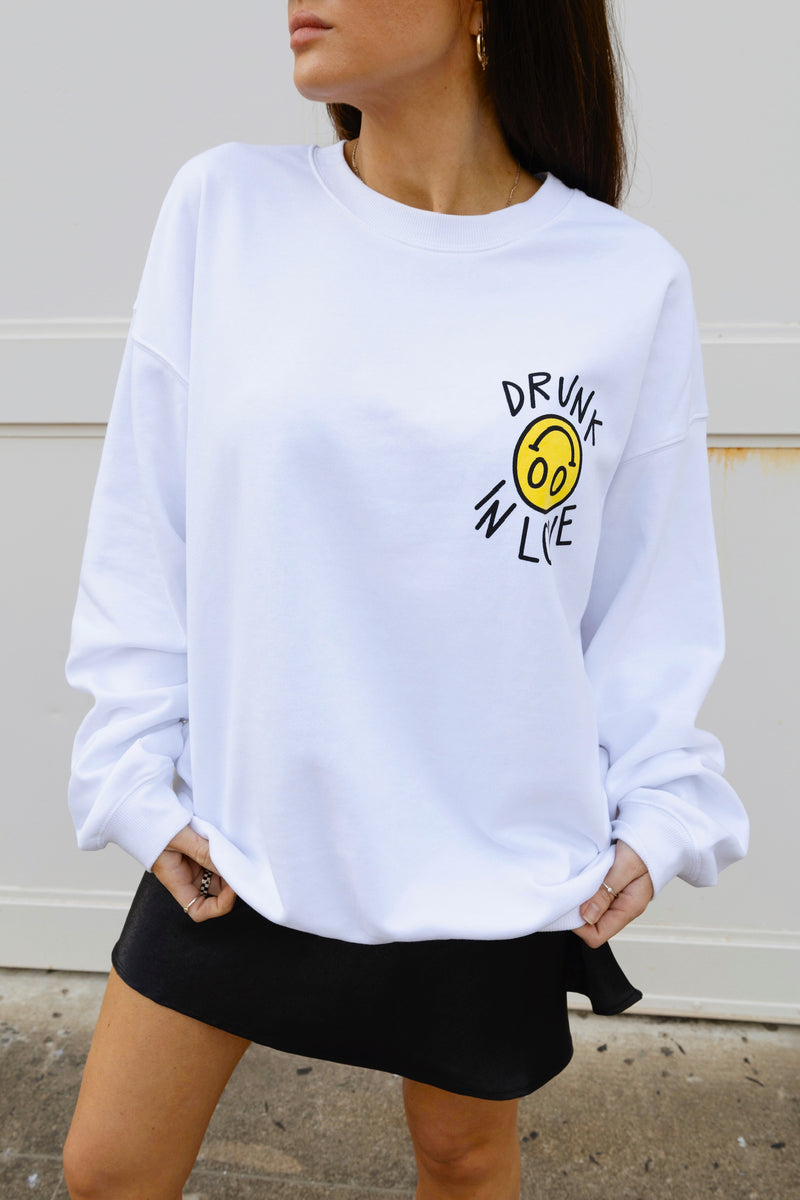 Buddylove Devon Graphic Sweatshirt - Drunk In Love
