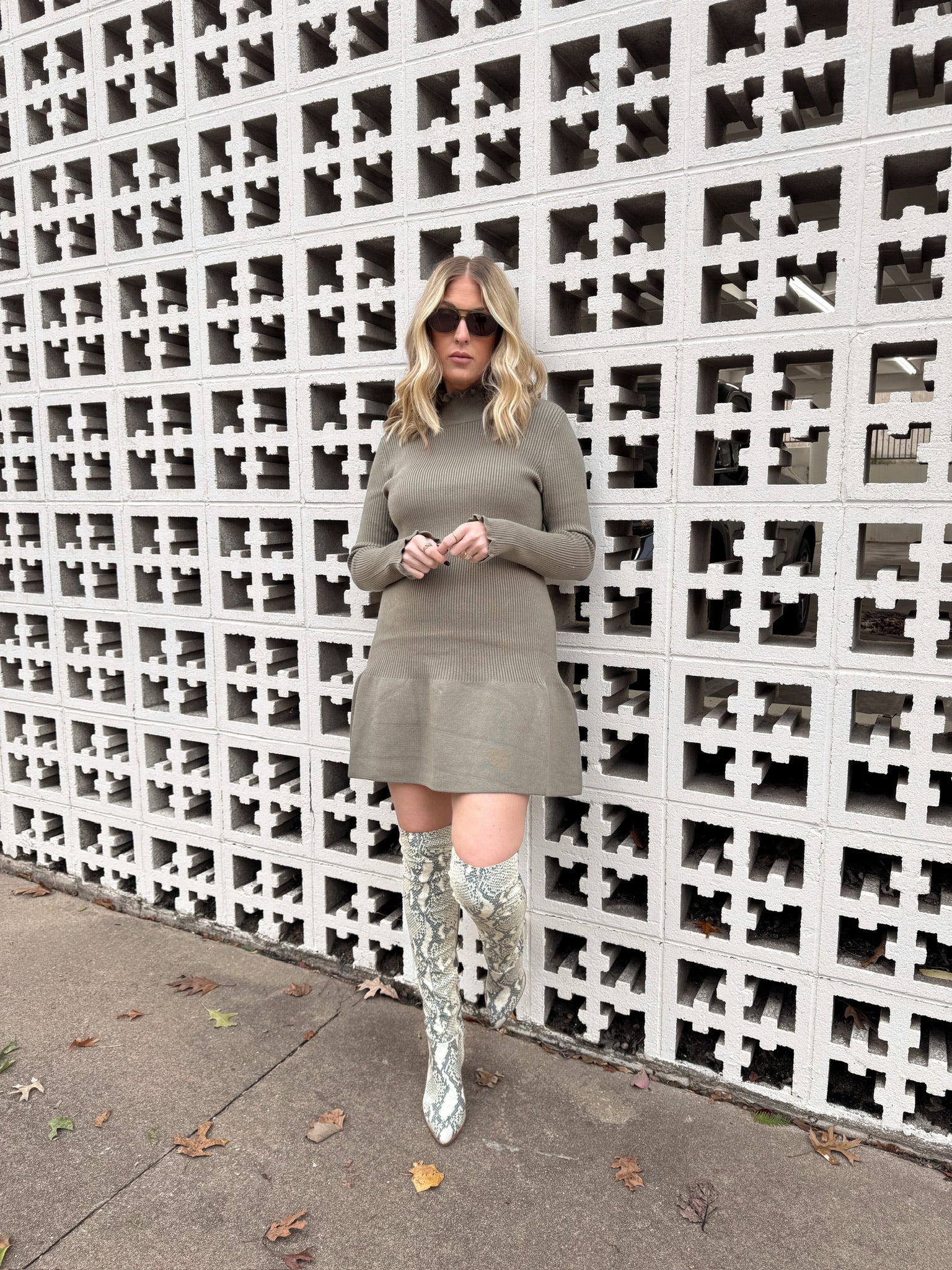 Sincerely Ours Nikita Dress - Olive