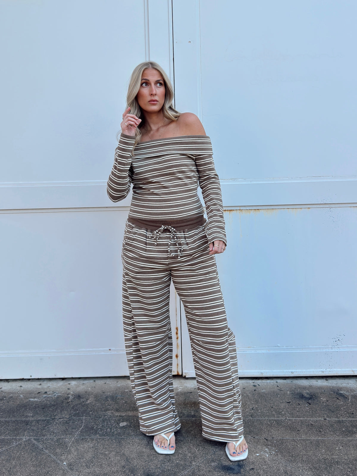 Tatum Low Rise Barrel Sweatpants
