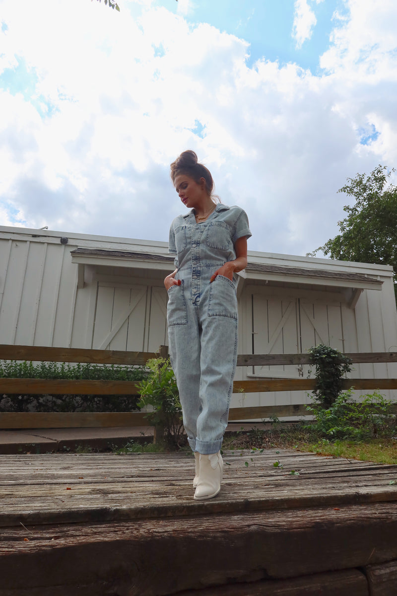 Grover Short Sleeve Field Suit- Breeze