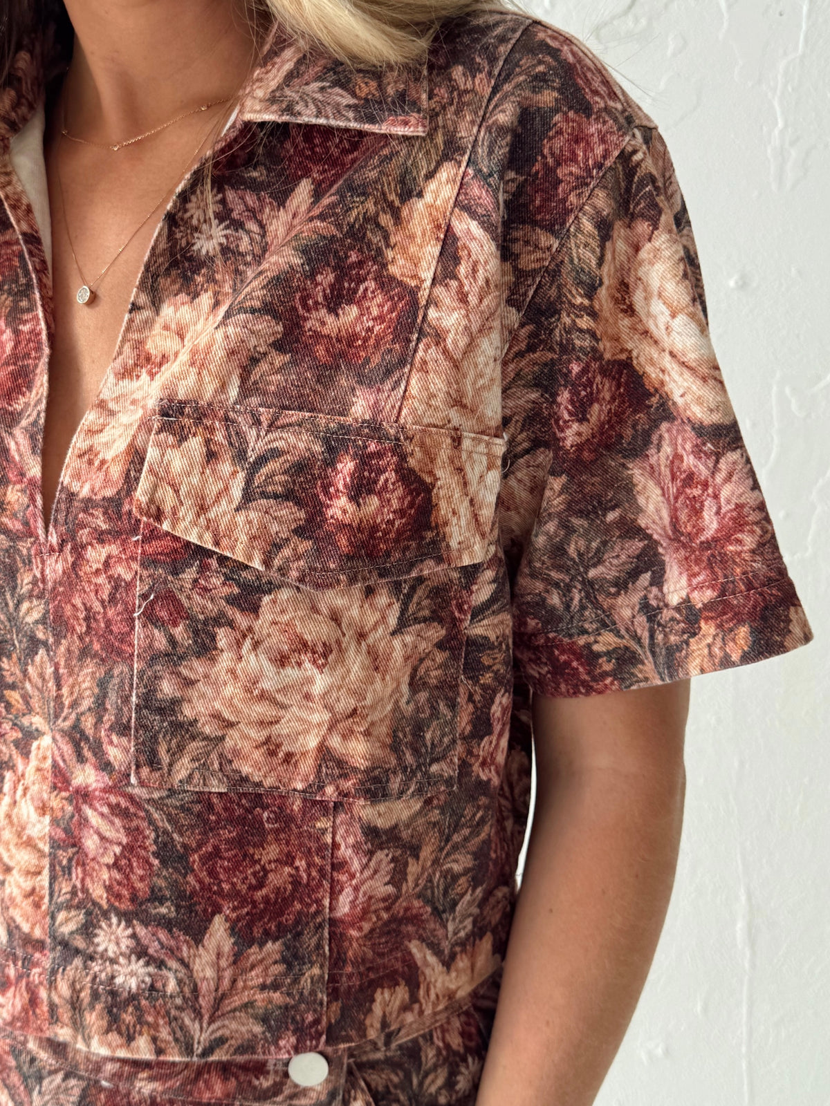 Tove Floral Utility Top