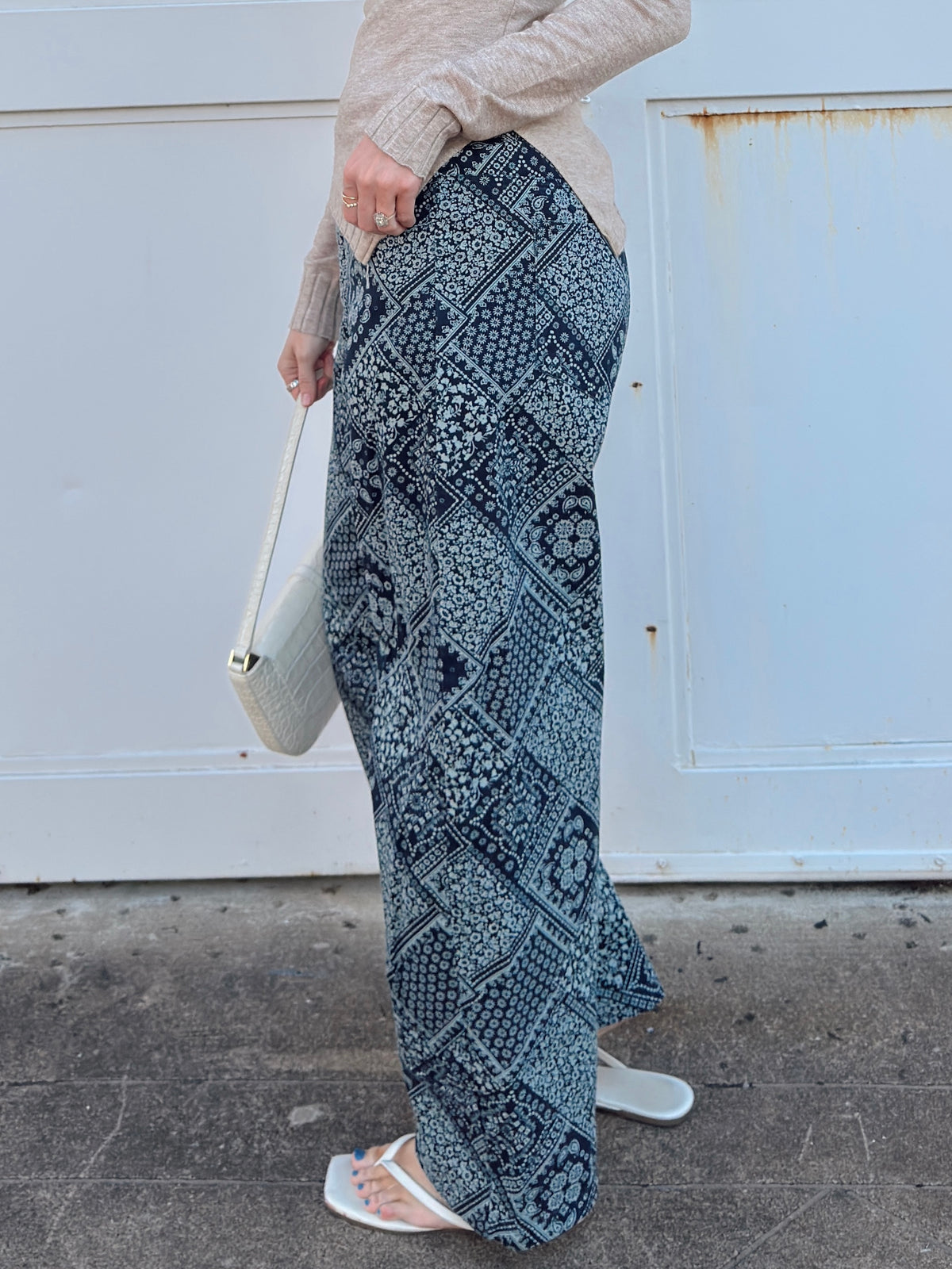 Ellie Bandana Barrel Jeans