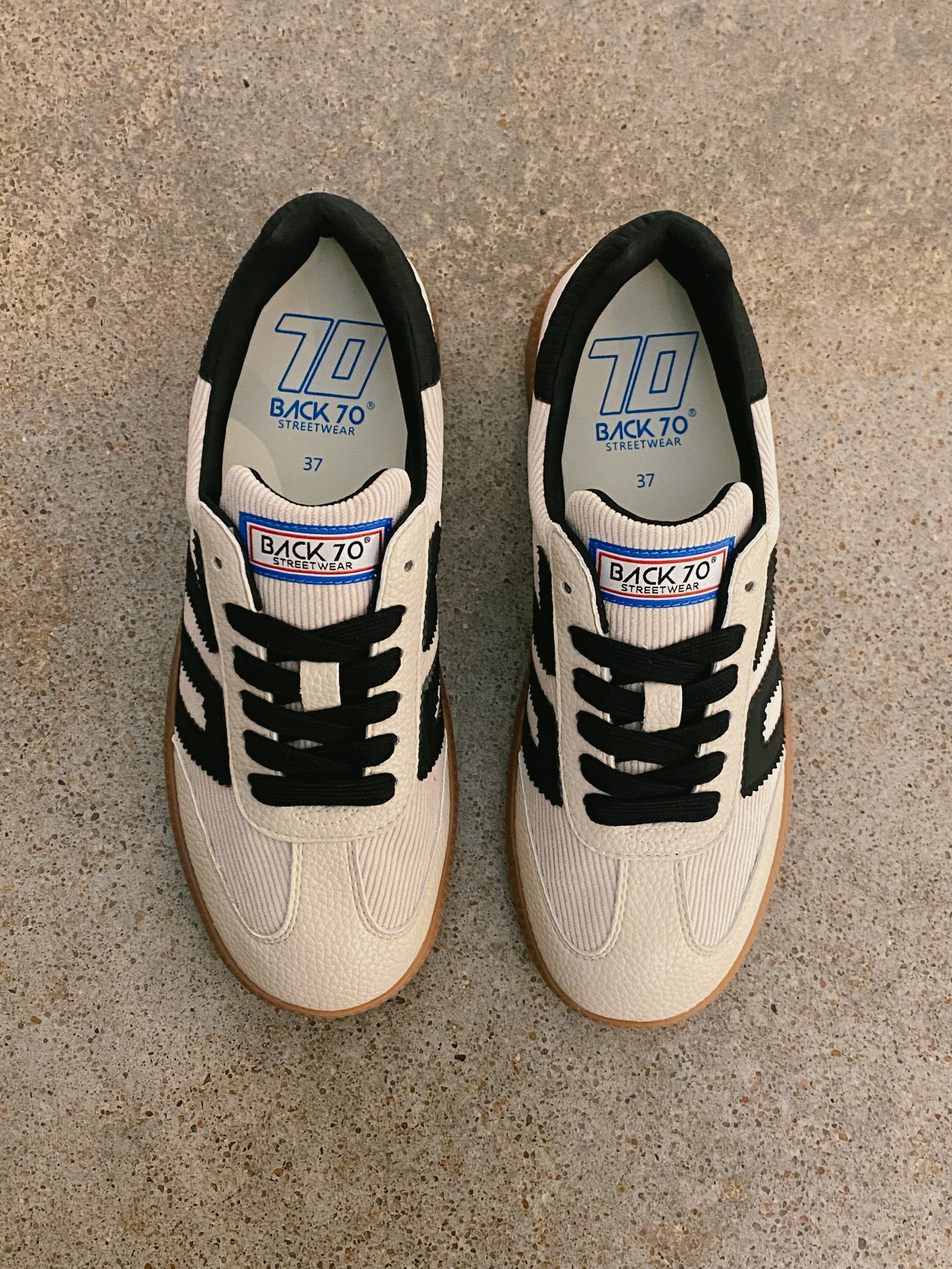 Back 70 Cloud F Sneaker - Cream Black