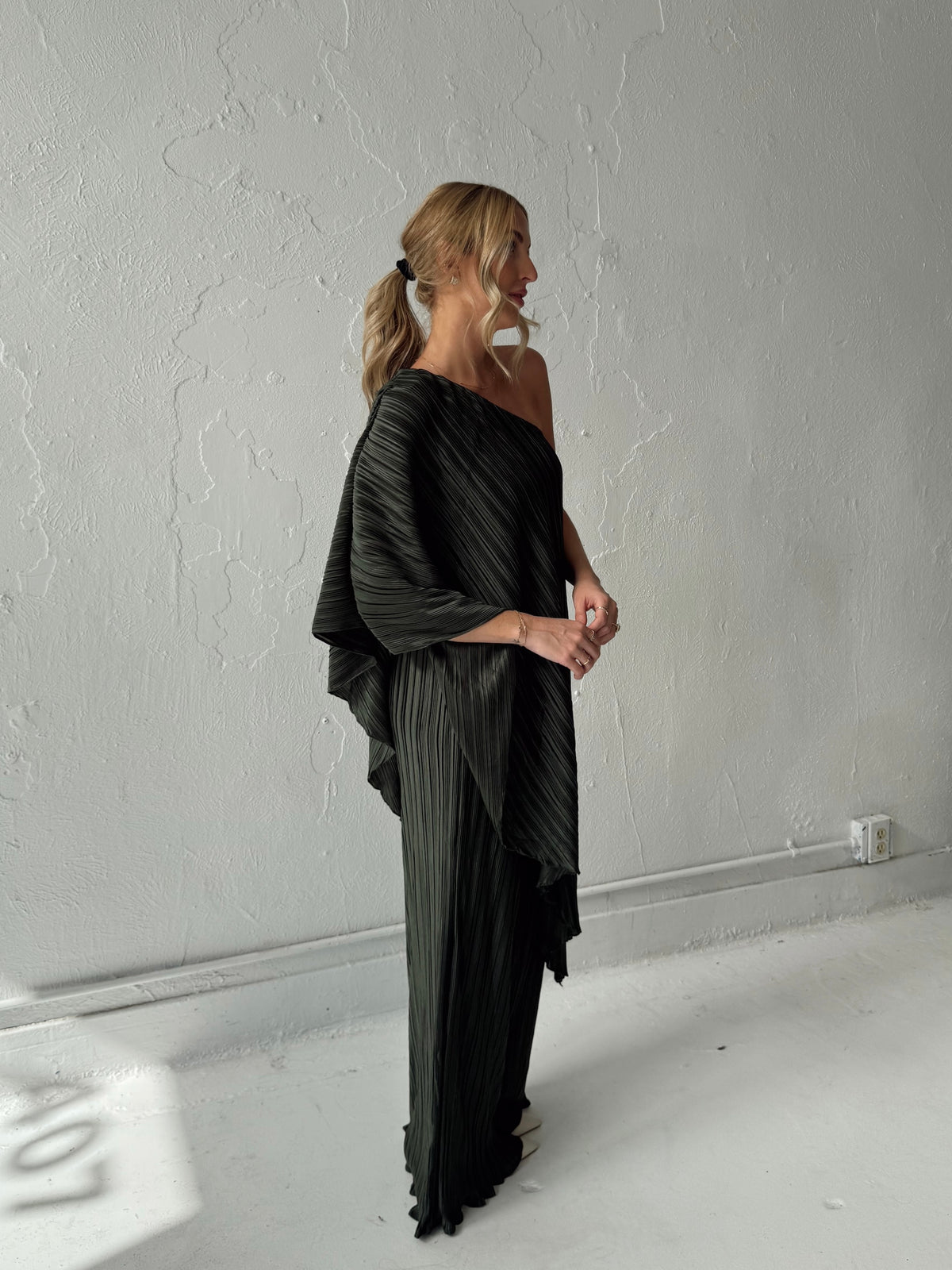 Iris Pleated Two Piece Set