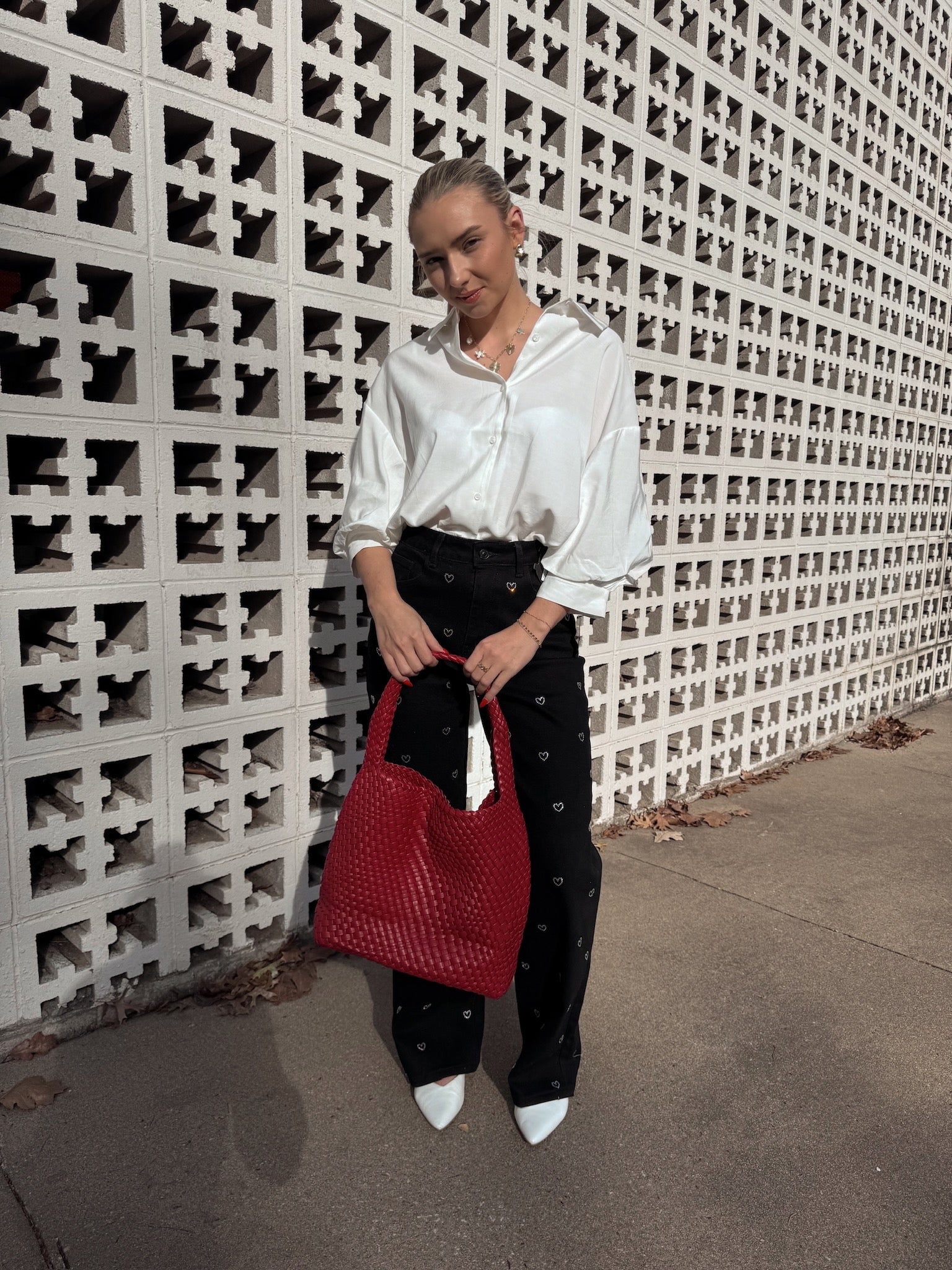 English Factory Balloon Sleeve White Shirt