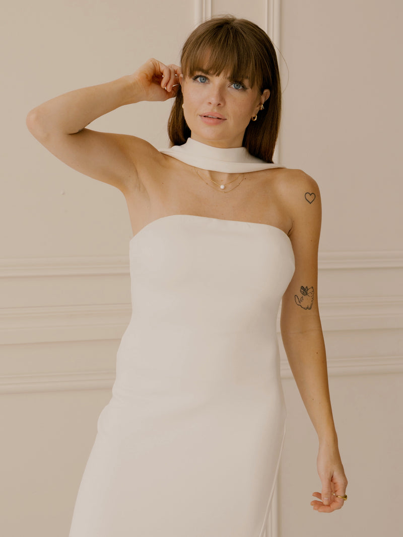 Minimalist Bride Maxi Dress