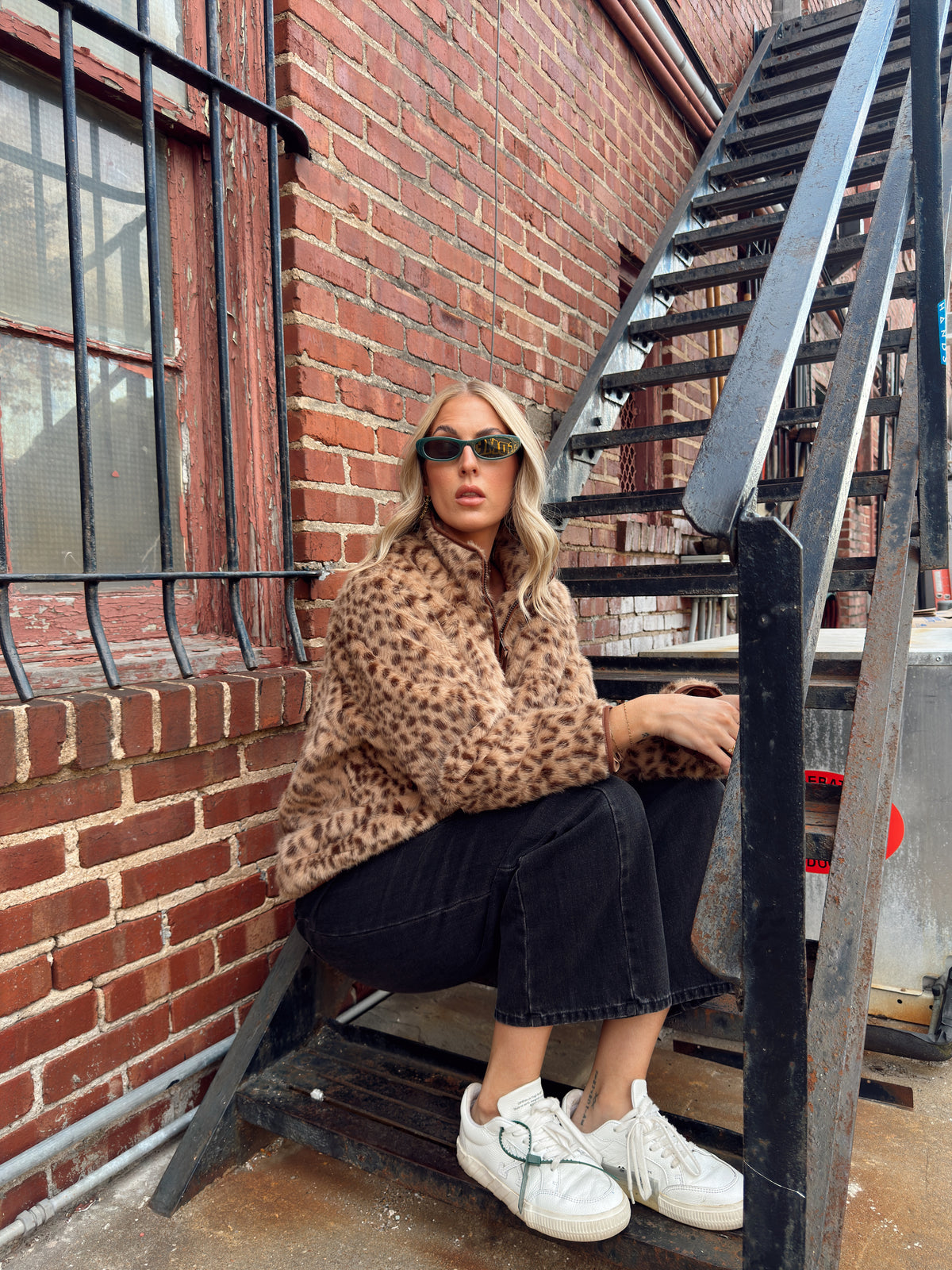 Kaia Leopard Fleece