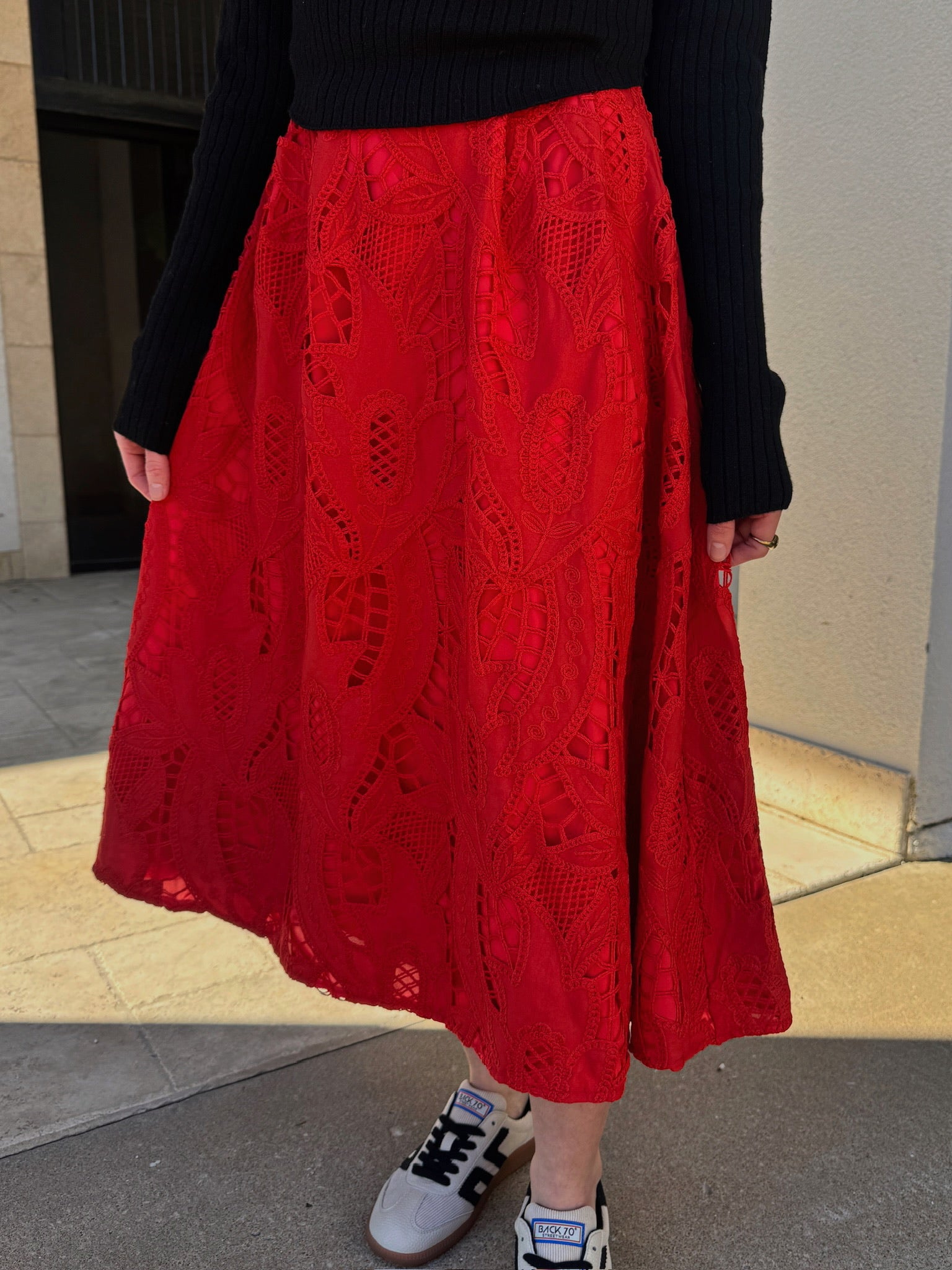 dRA Clementine Skirt - Romance Red