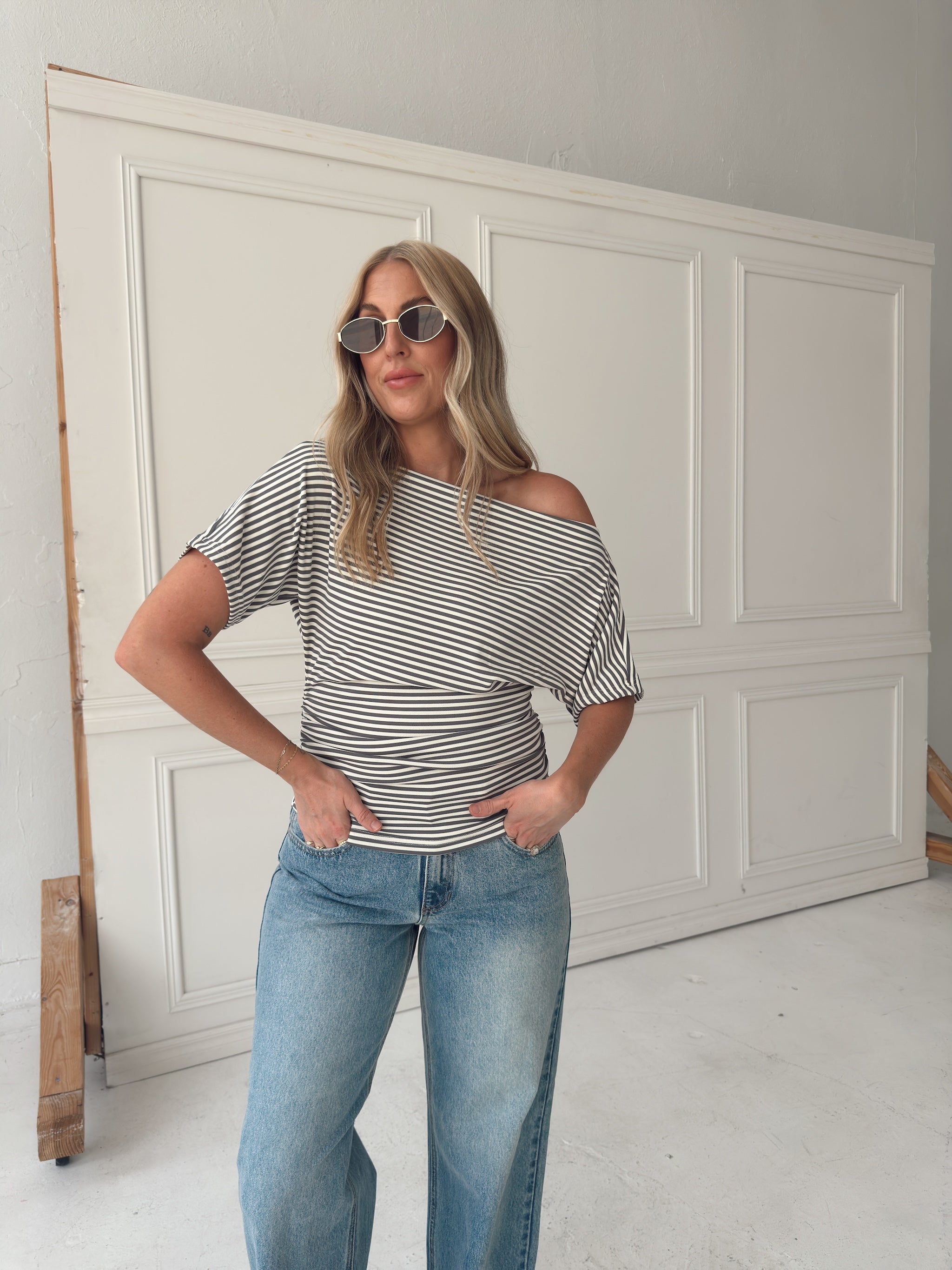Grayson Stripe Top
