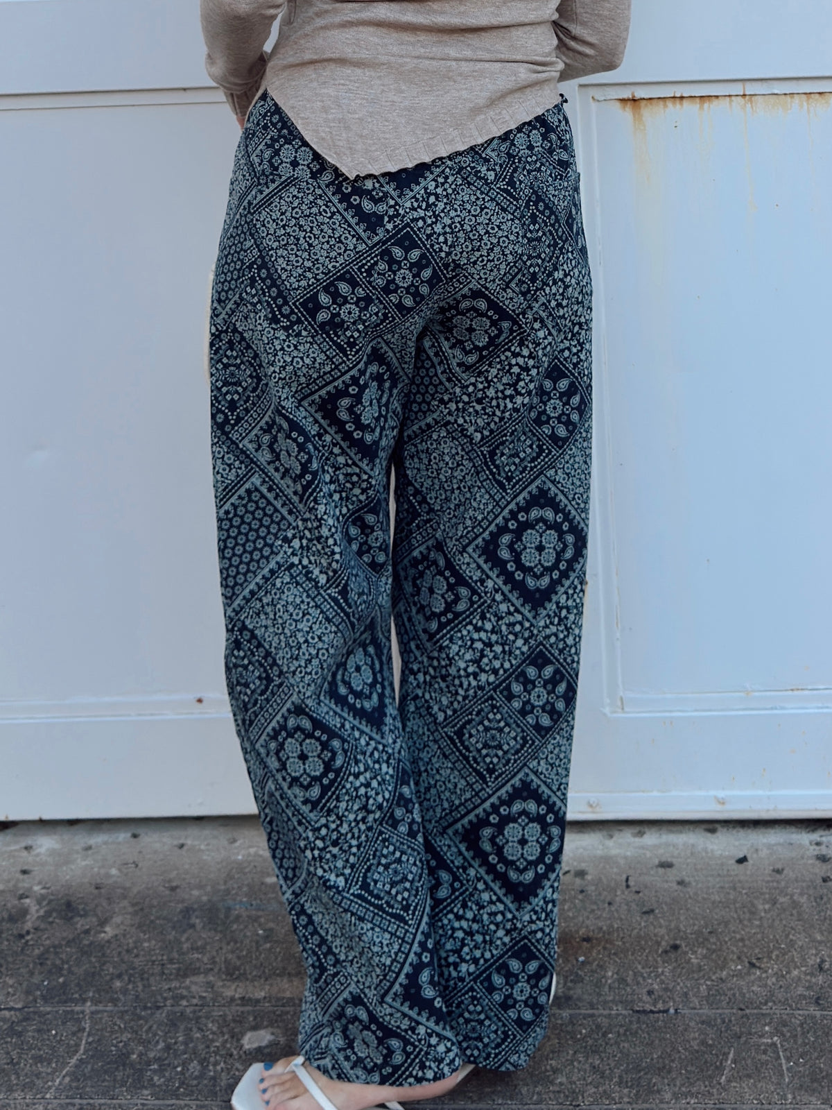 Ellie Bandana Barrel Jeans