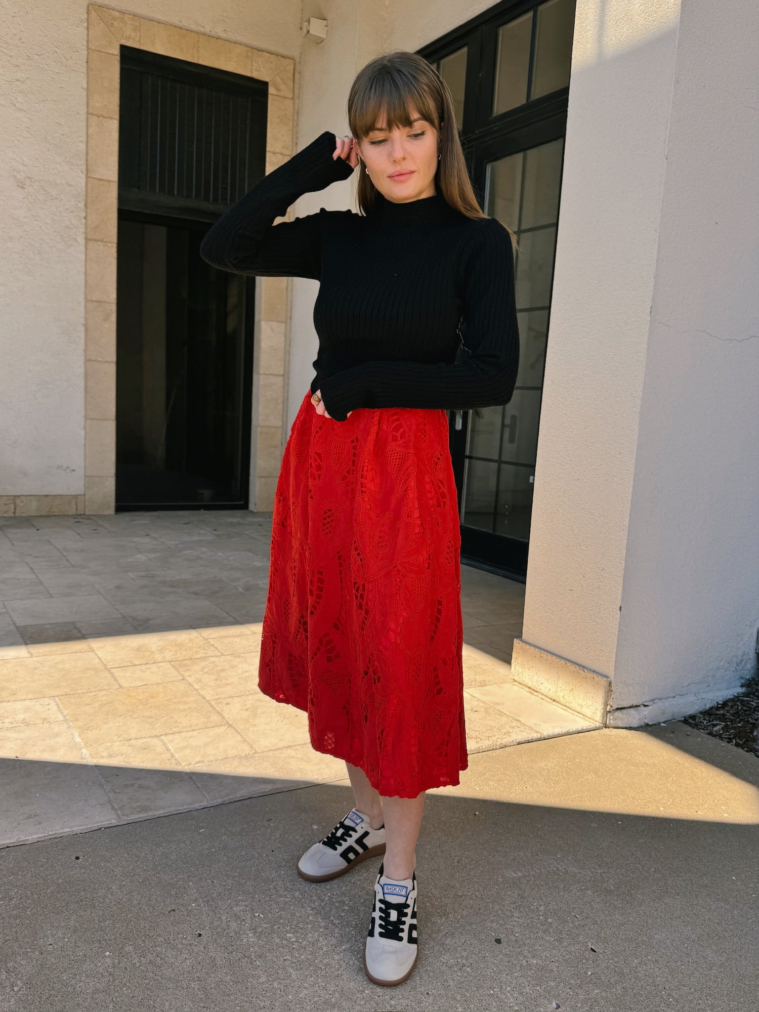 dRA Clementine Skirt - Romance Red