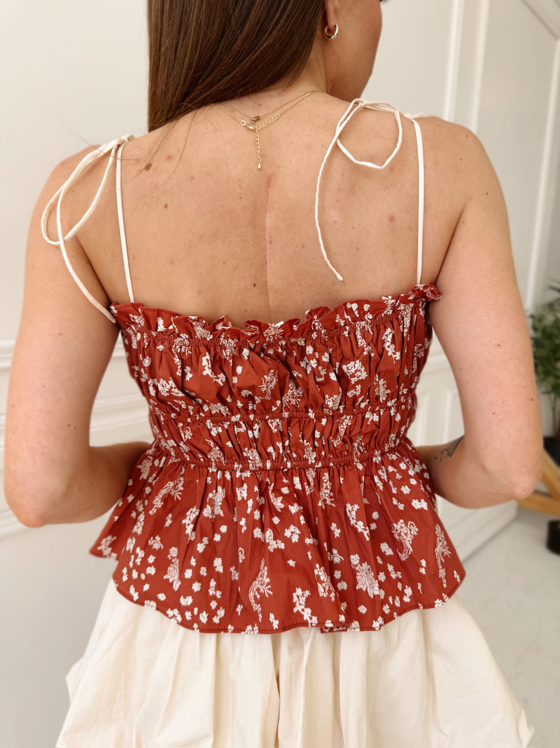 Chili Tie Top