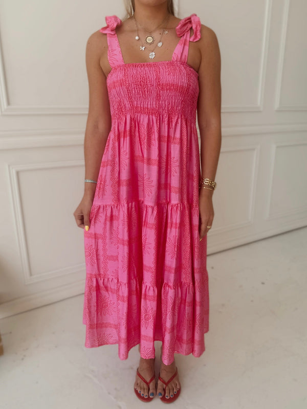 Meet Me in Santorini Solestice Glow Maxi Dress