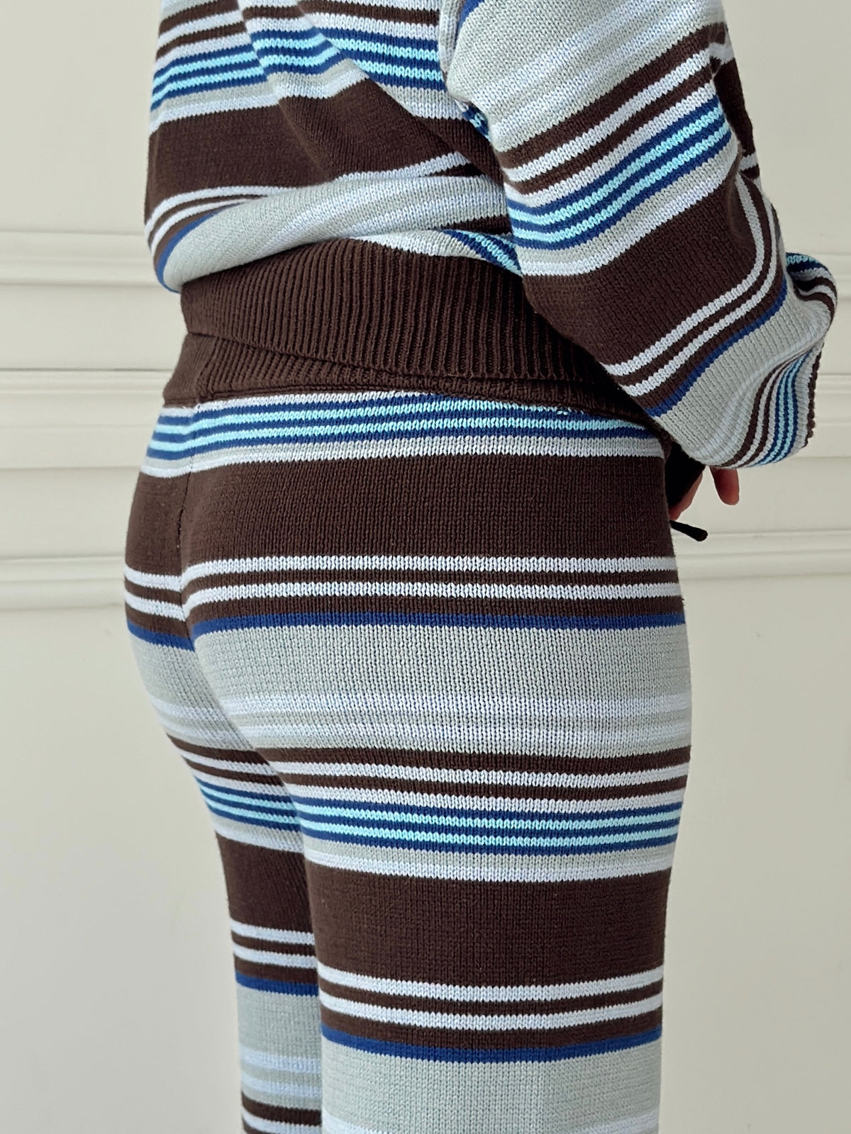Jenna Multi Stripe Sweater Set