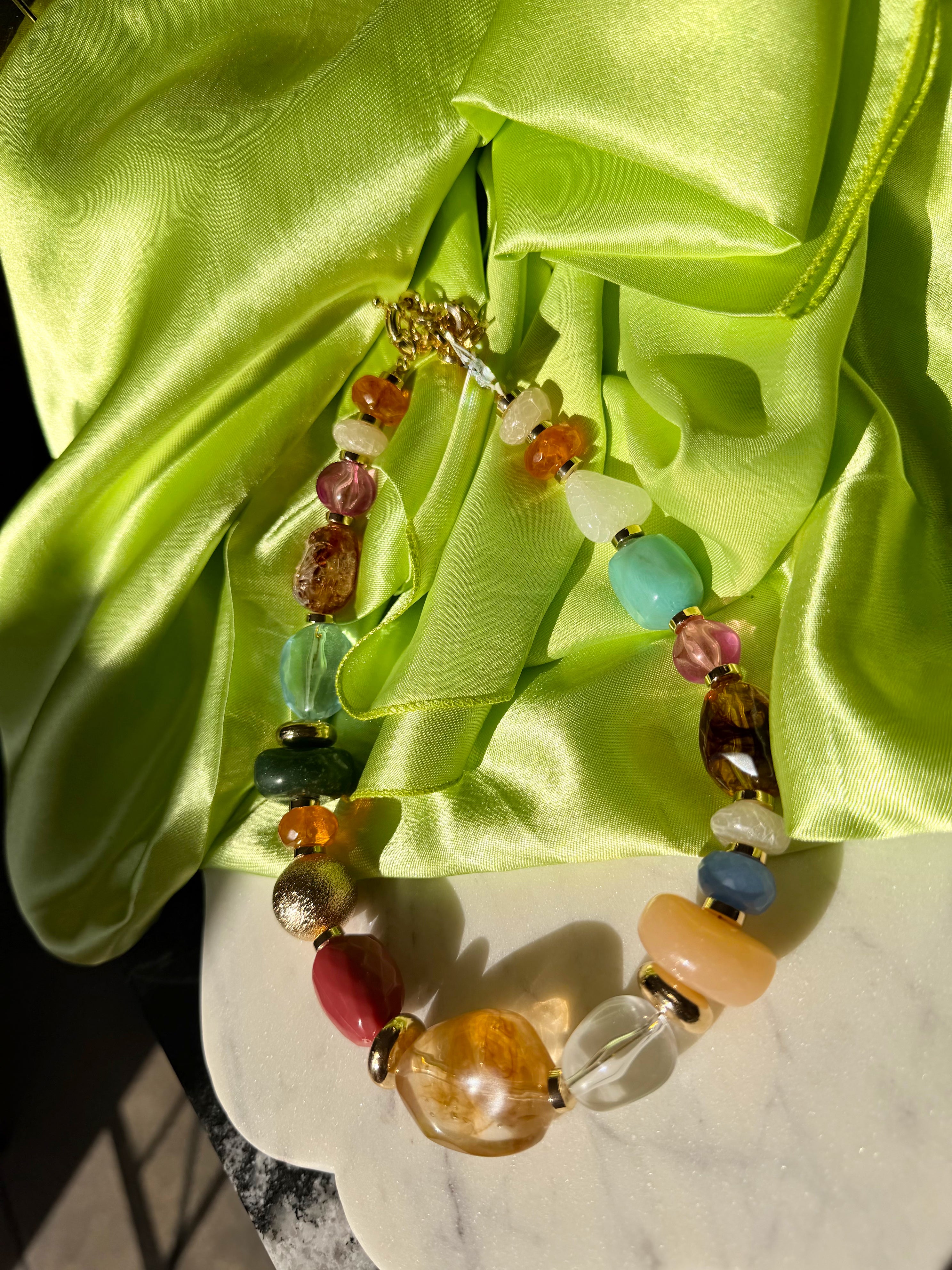 Mixed Beaded Necklace