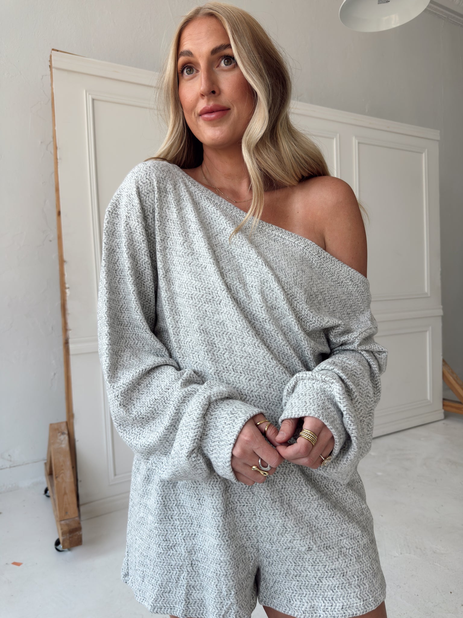 Heather Cozy Knit Lounge Set