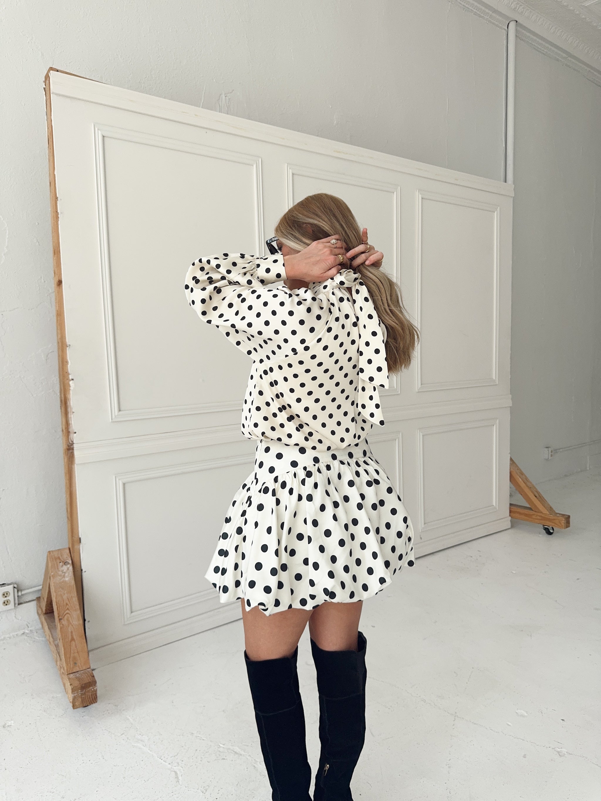 Tia Polka Dot Blouse