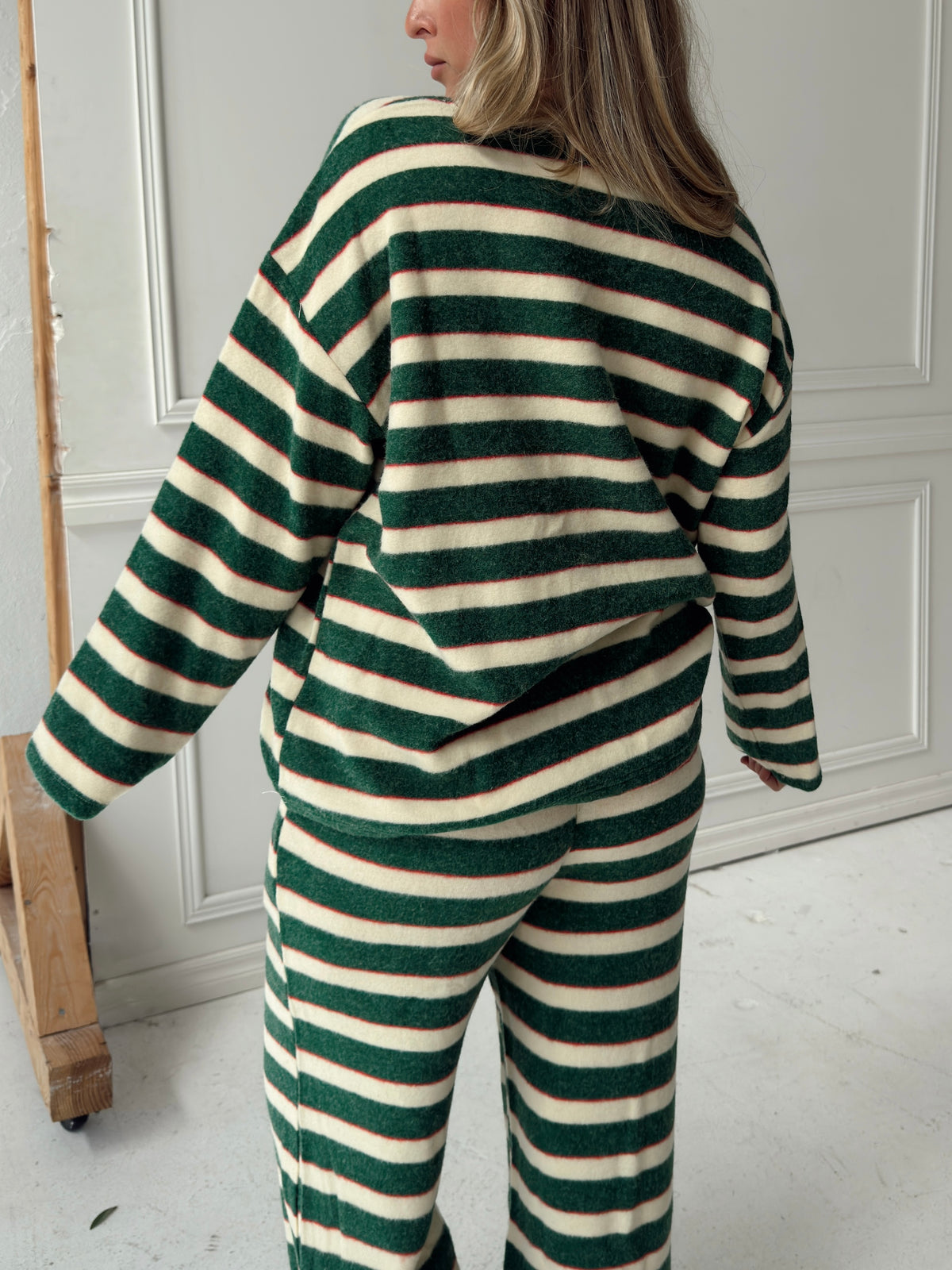 Colbie Green Stripe Lounge Set