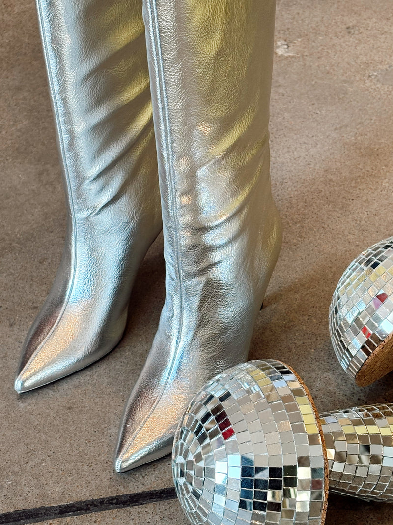 Fiora Silver Dress Boot