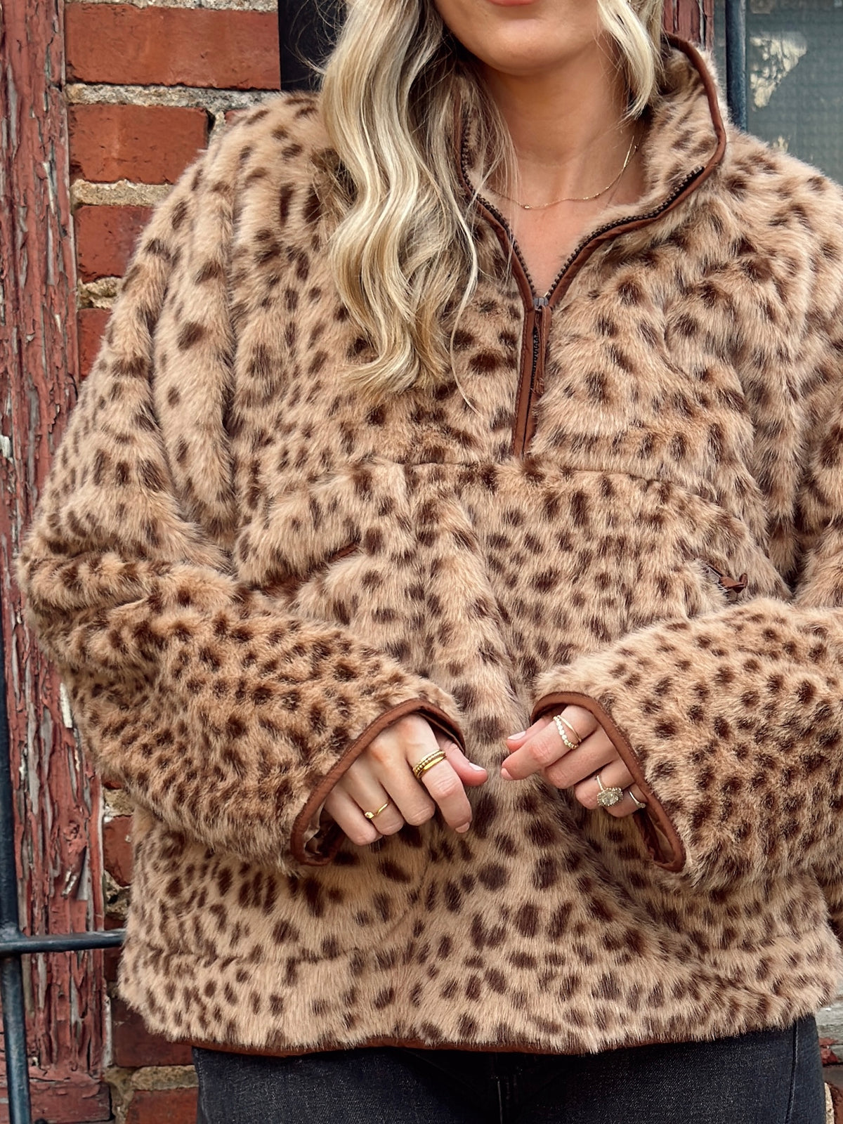 Kaia Leopard Fleece
