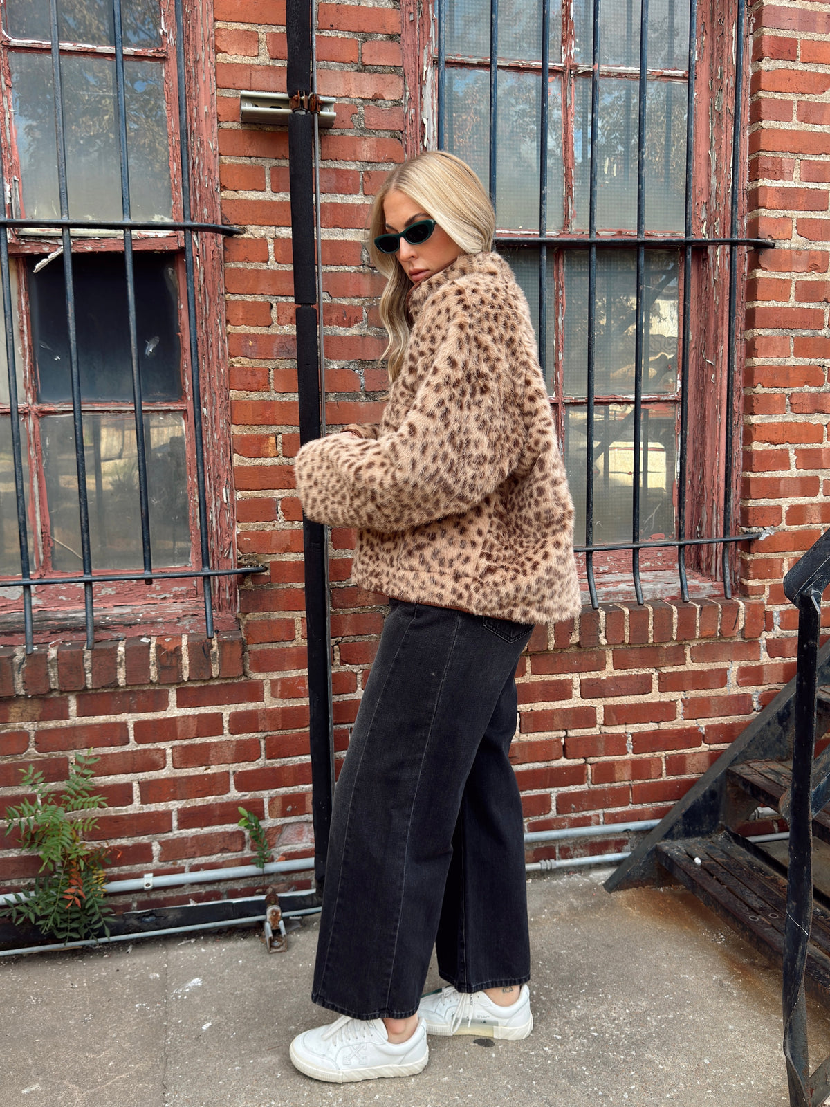 Kaia Leopard Fleece