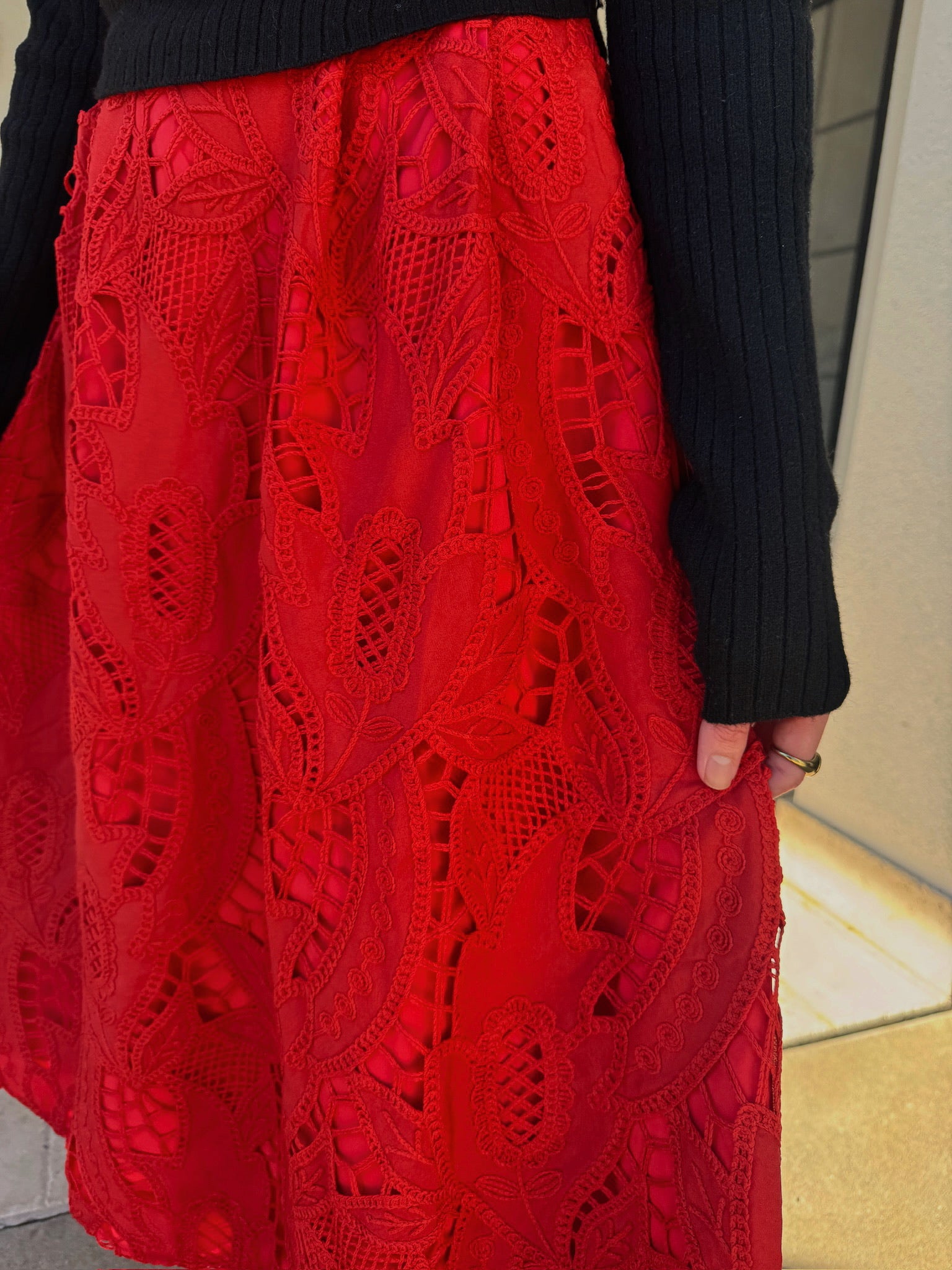dRA Clementine Skirt - Romance Red