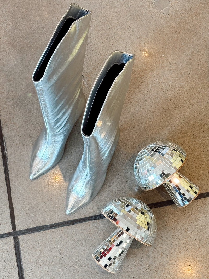 Fiora Silver Dress Boot