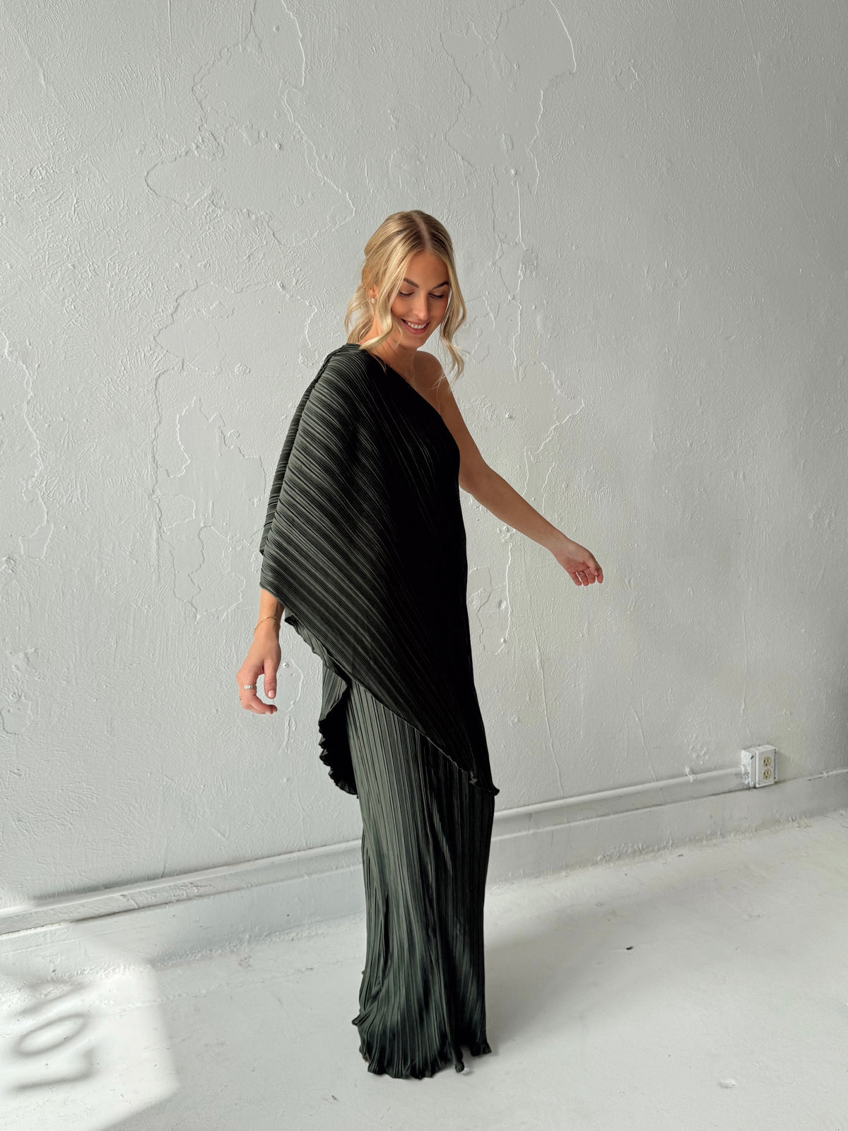 Iris Pleated Two Piece Set