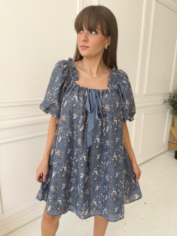 Cherub Toile Mini Dress