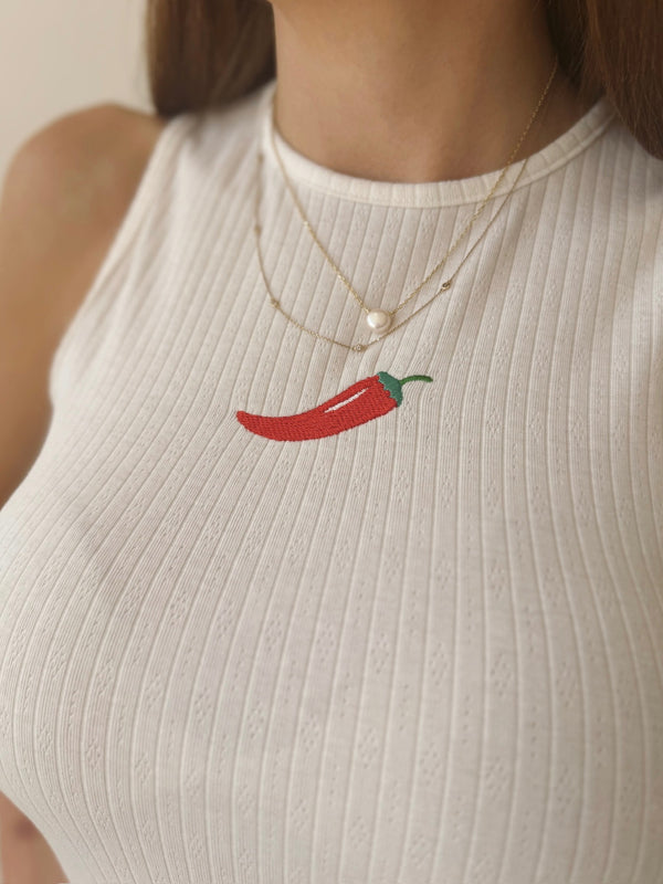 Callie Chili Knit Tank