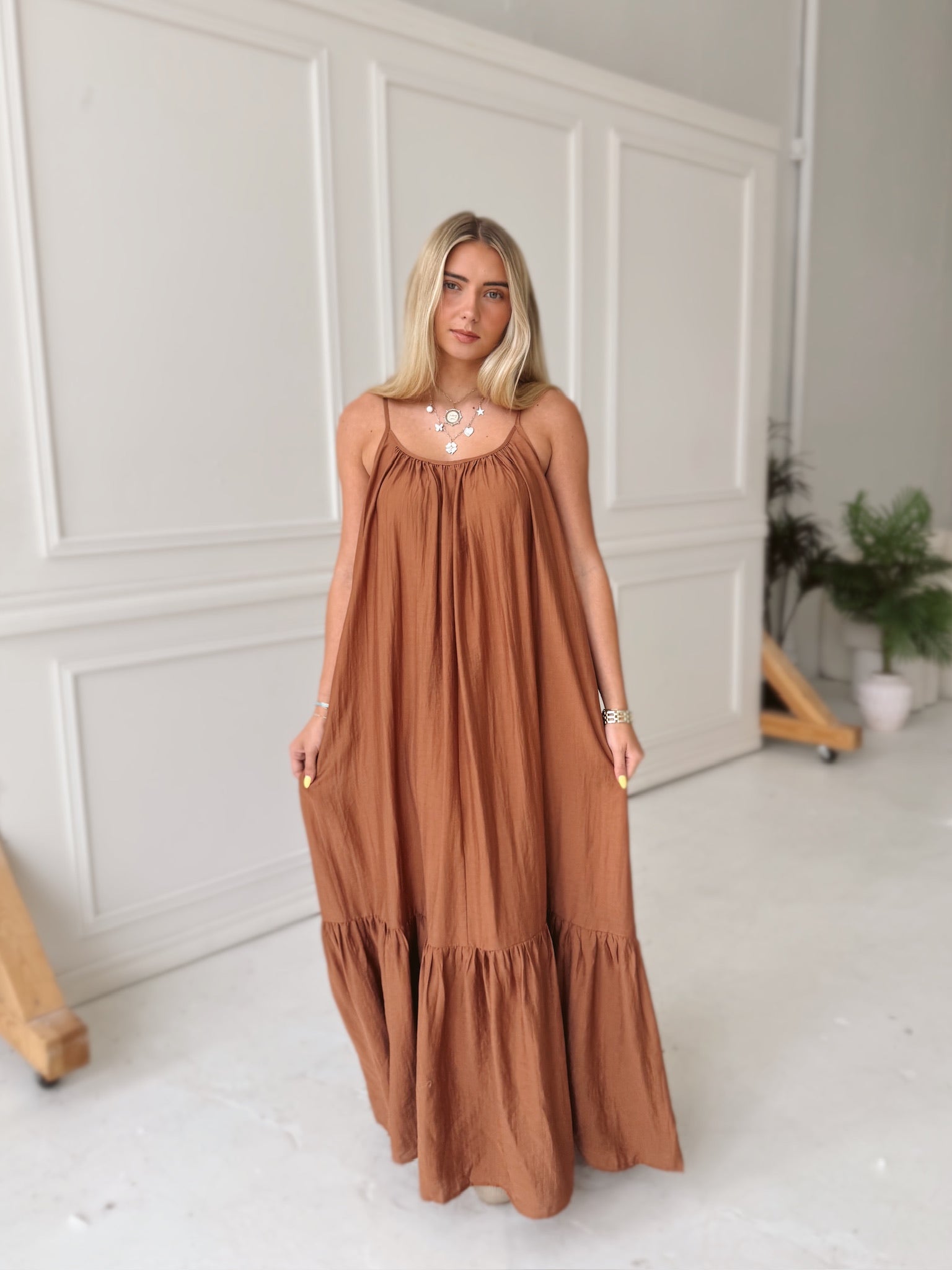 Brown Maxi Dress