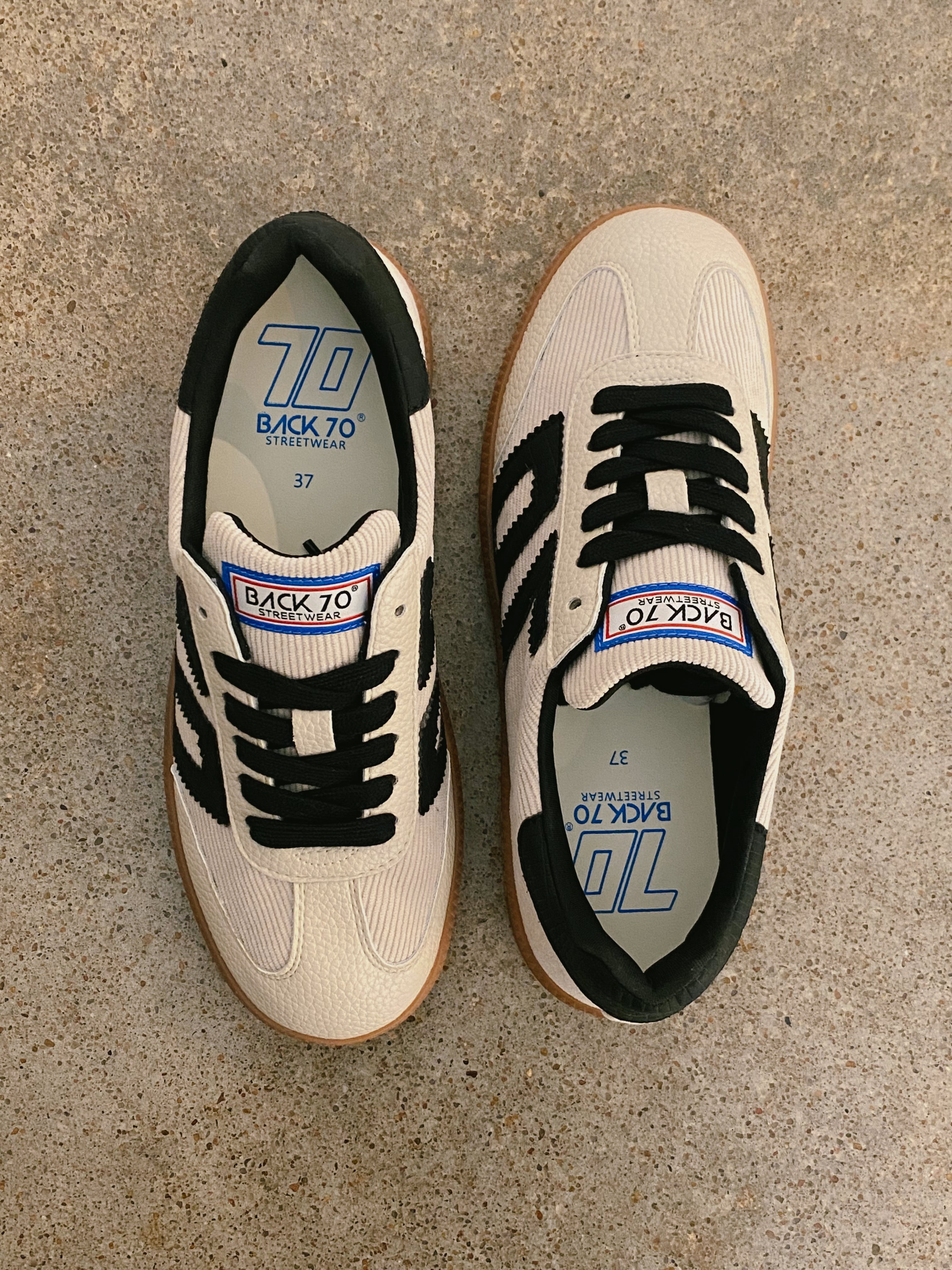 Back 70 Cloud F Sneaker - Cream Black