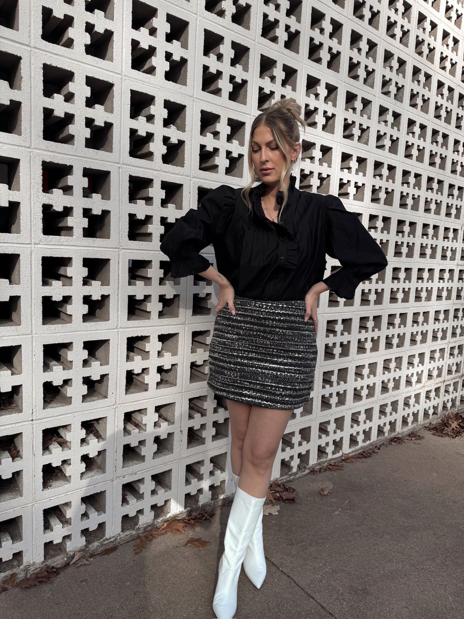 English Factory Ruffle Detailed Blouse