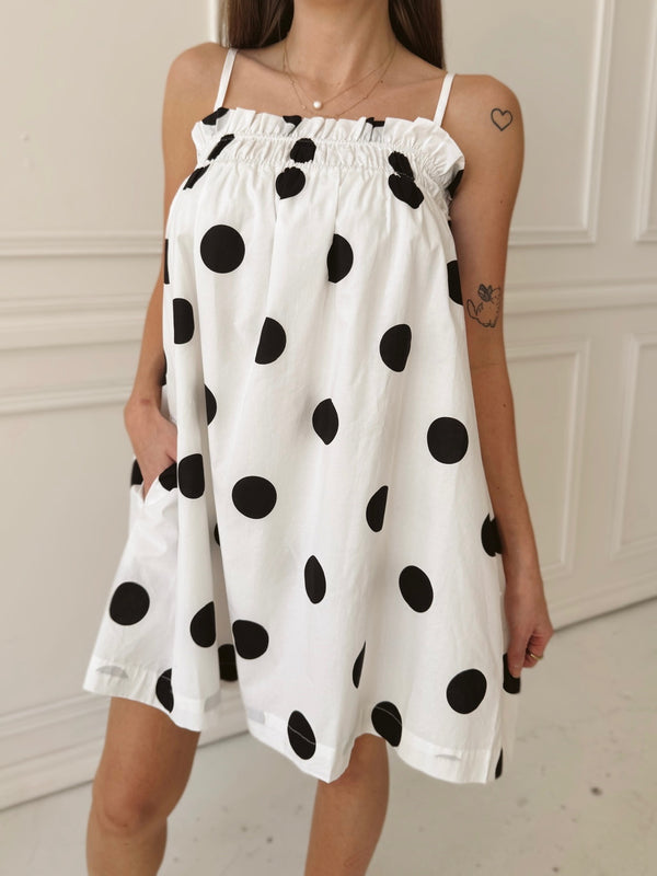 Polka Dot Mini Dress