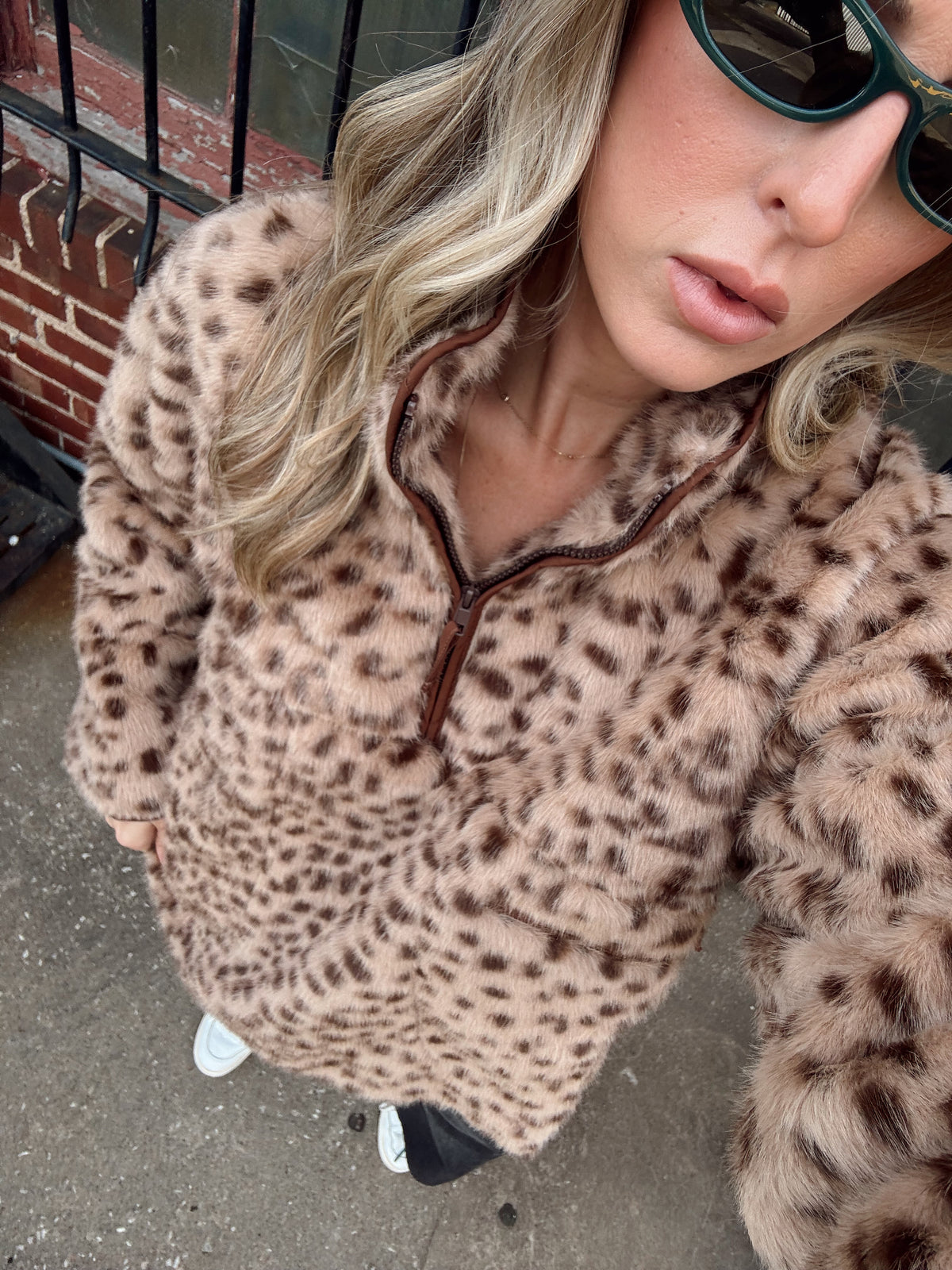 Kaia Leopard Fleece