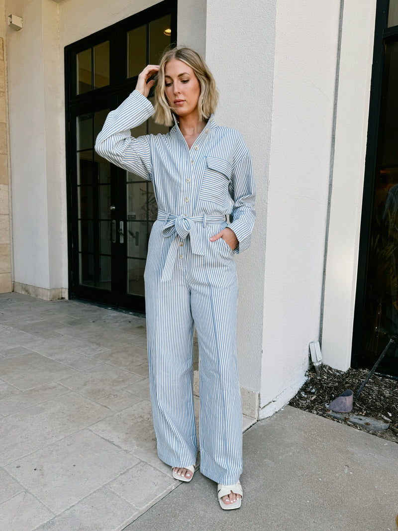 Frnch Ady Jumpsuit - Bleu Jean