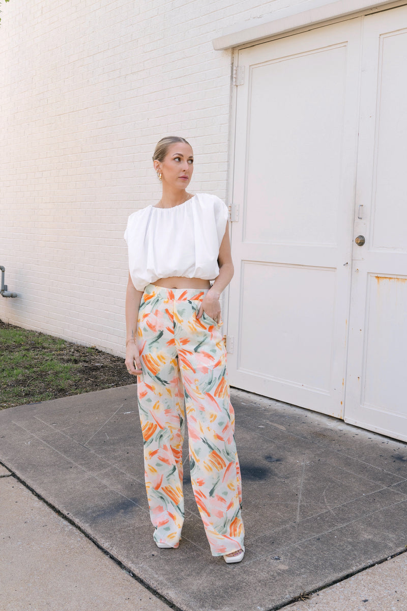 Painted Pastel Trousers