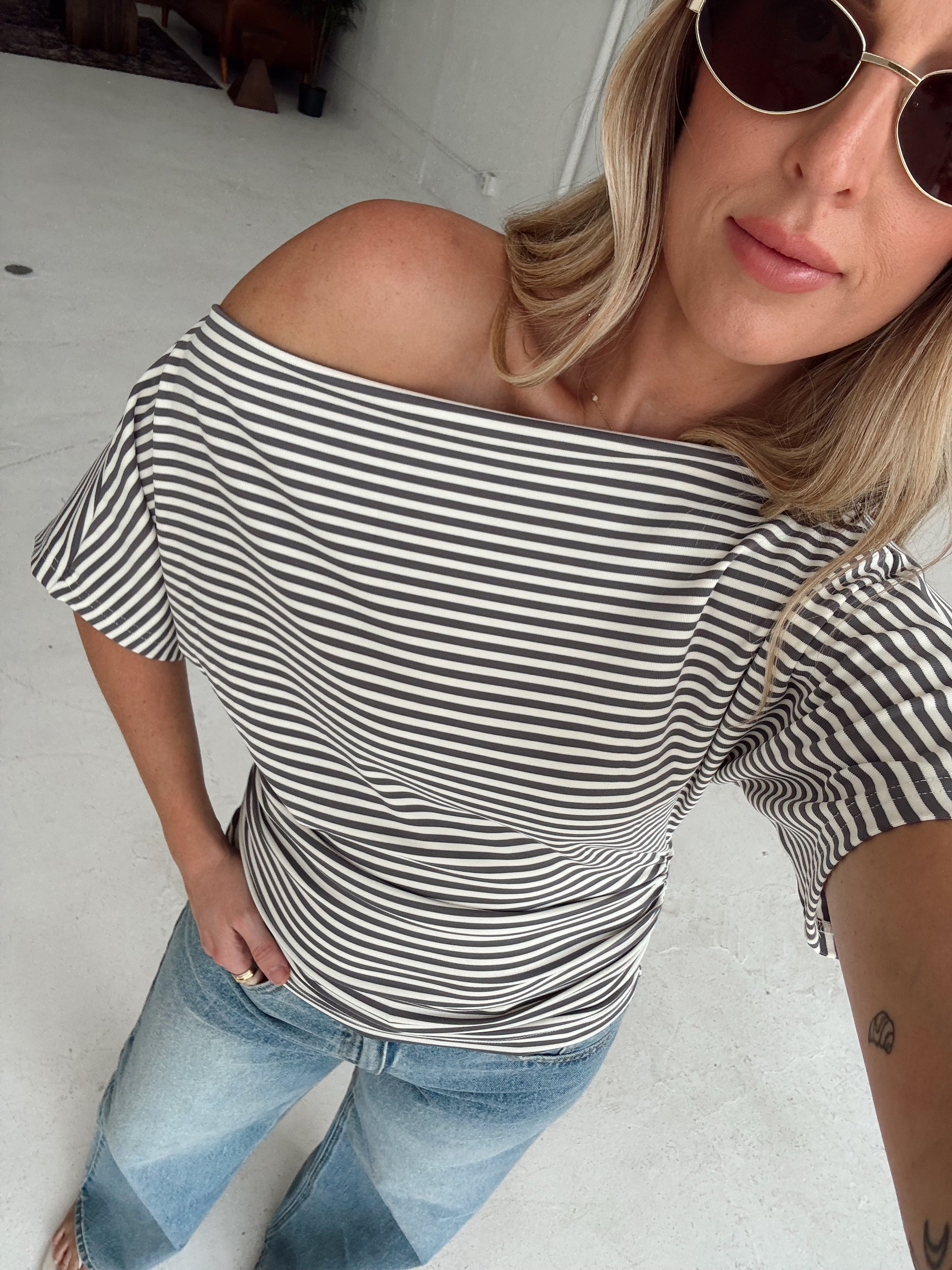 Grayson Stripe Top