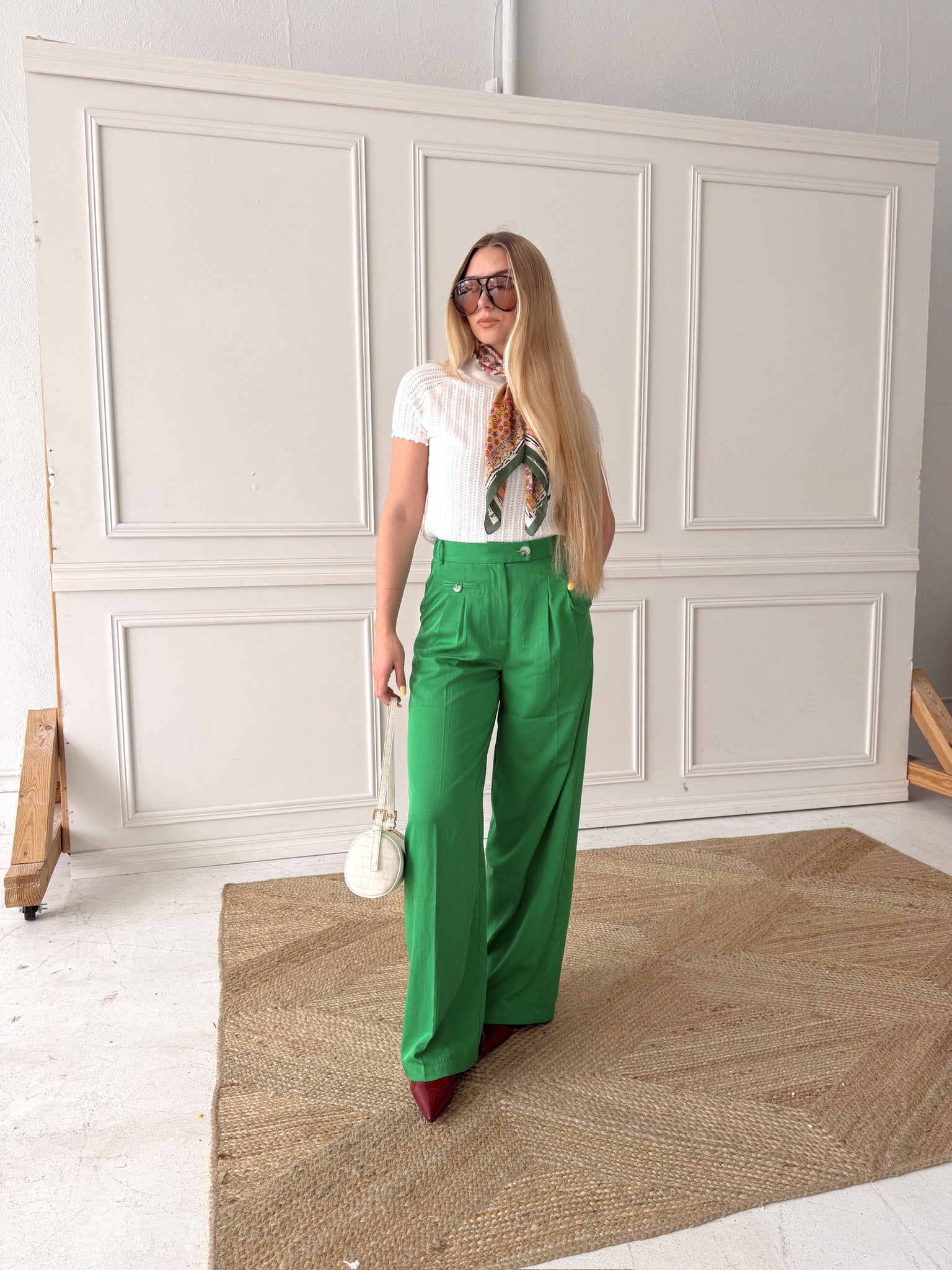 Frnch Caraiva Pant in Vert