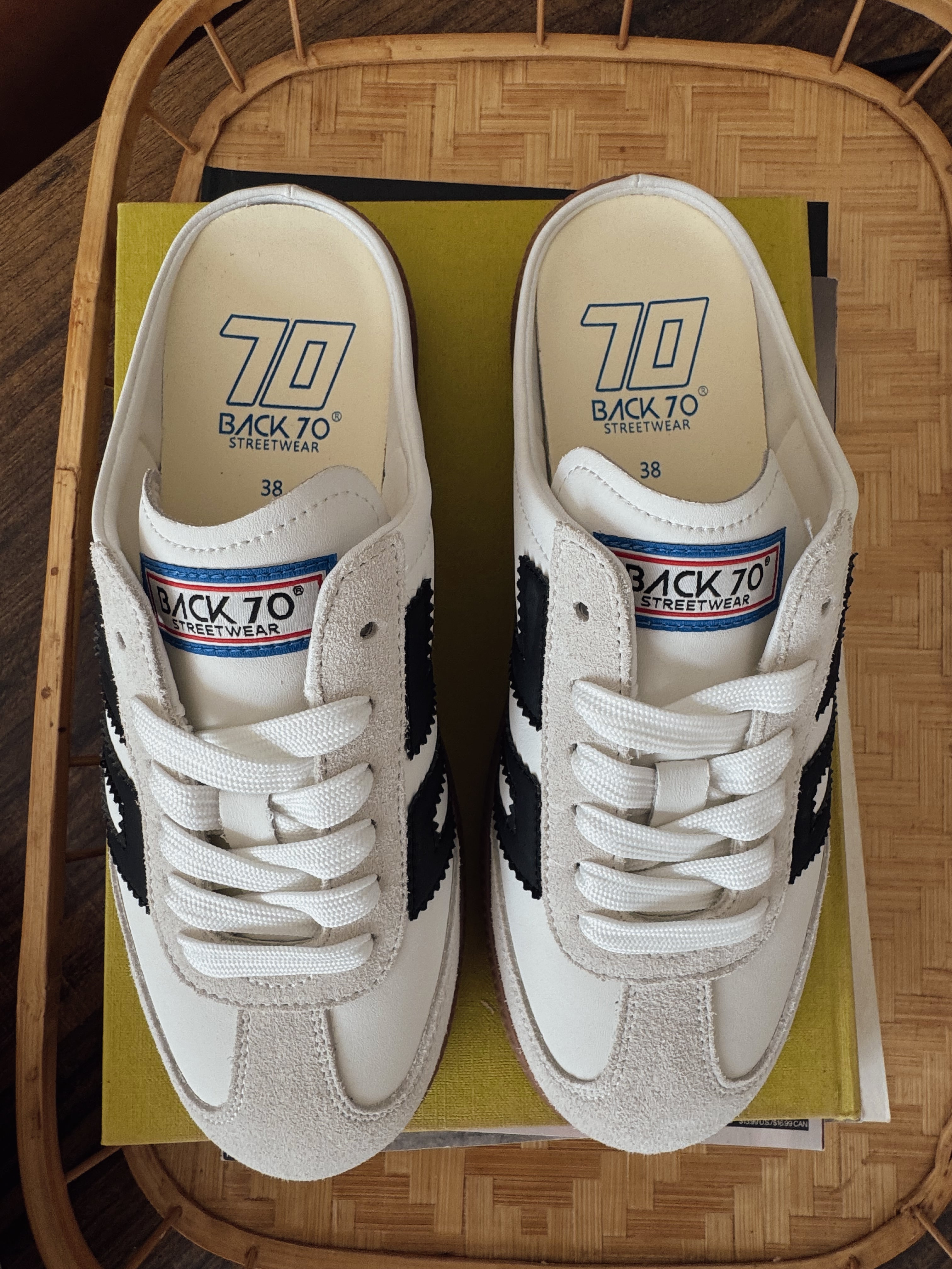 Back 70 Easter Backless Sneakers in Black