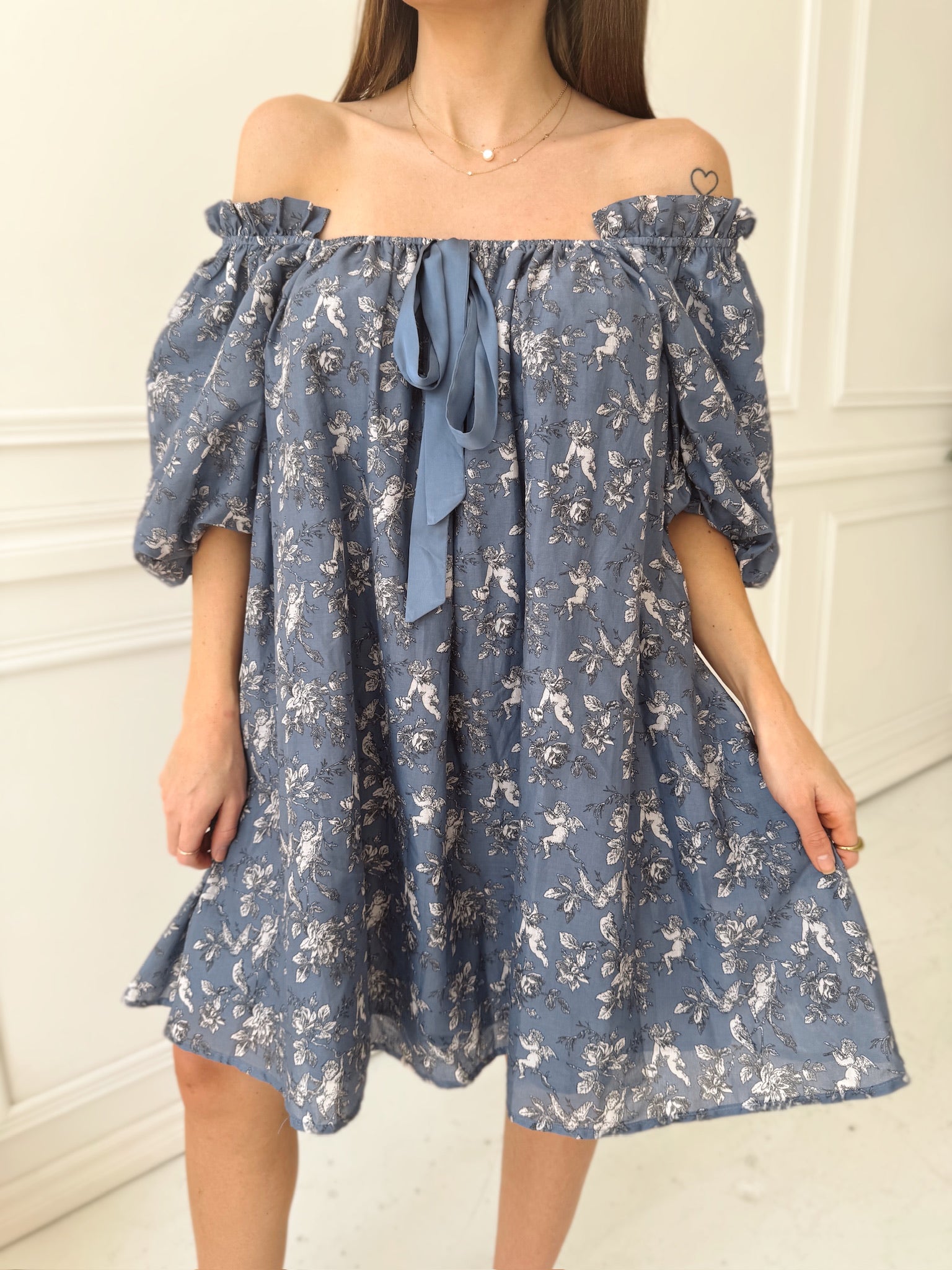 Cherub Toile Mini Dress