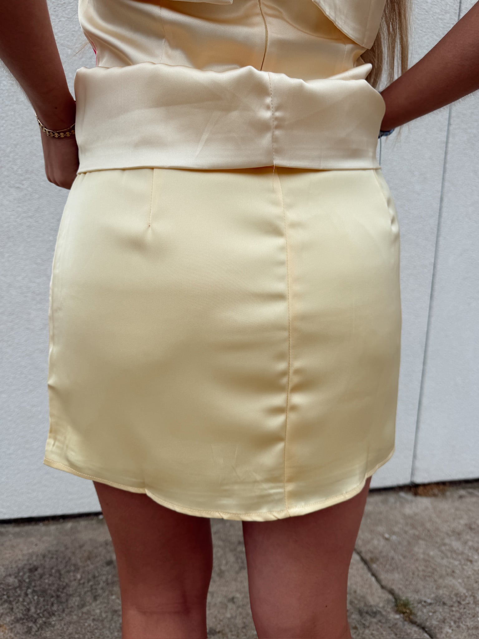 Tropics Satin Skirt