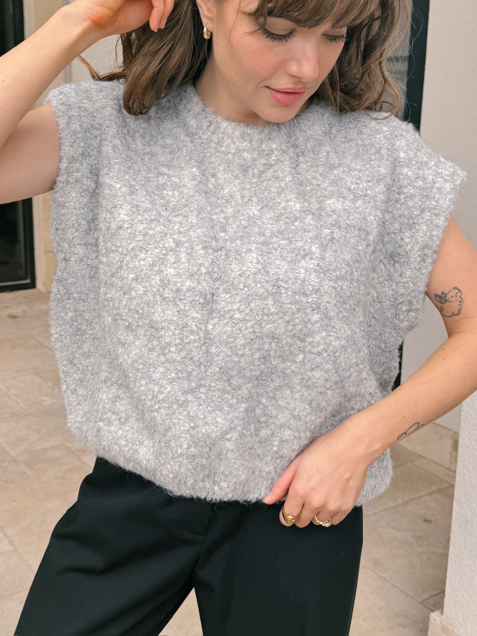 Frnch Jasmin Sweater - Grey