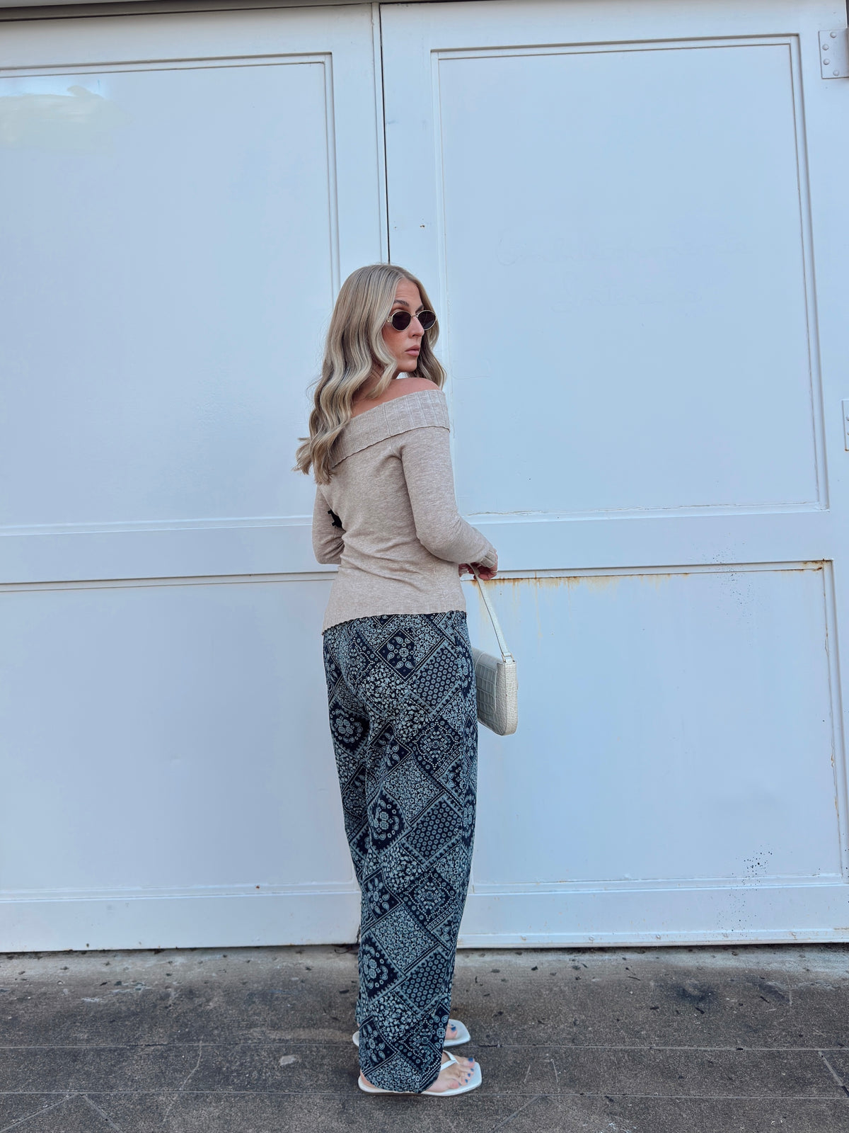 Ellie Bandana Barrel Jeans