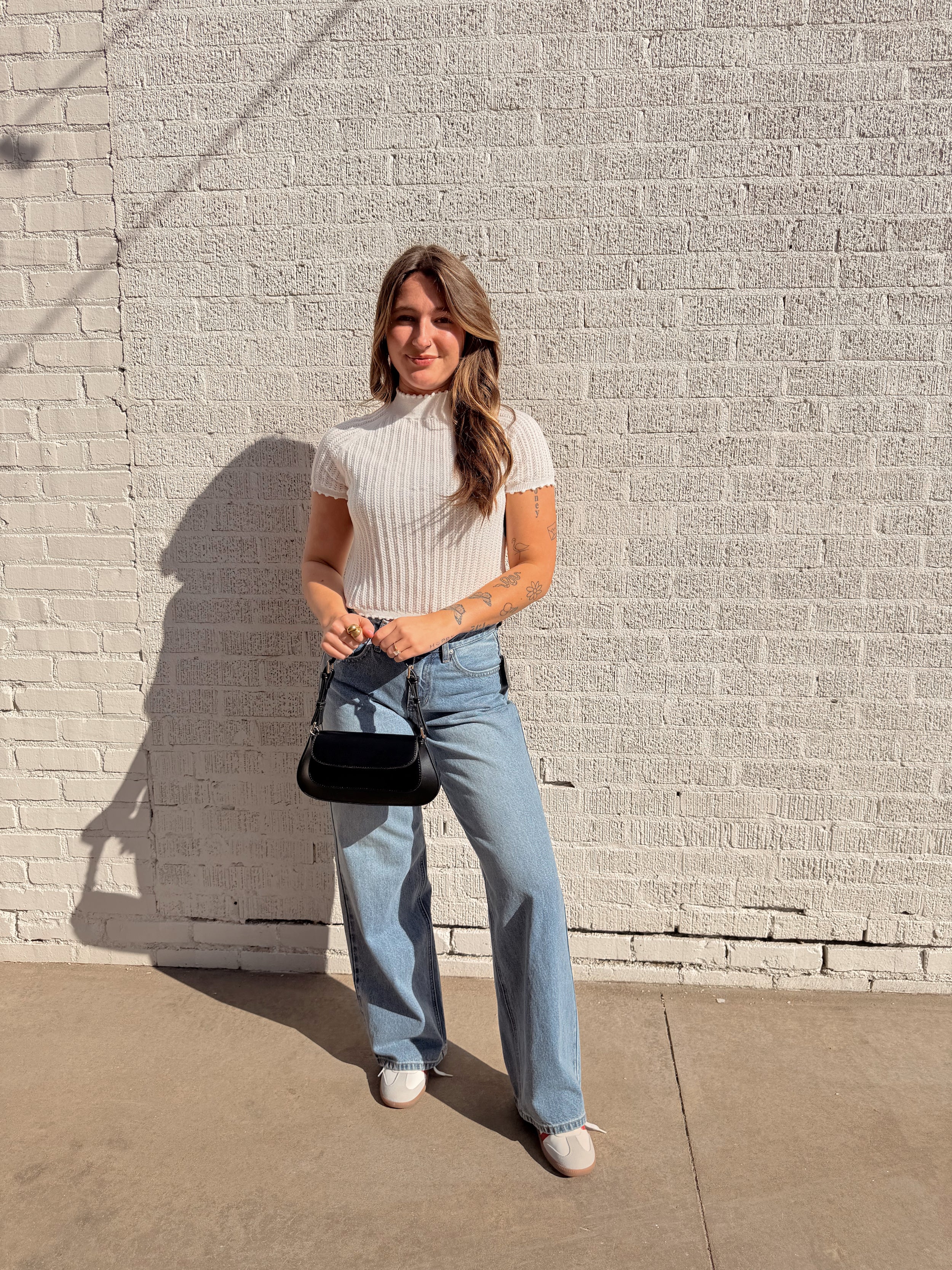 Joelle Ruffle Knit - Off White