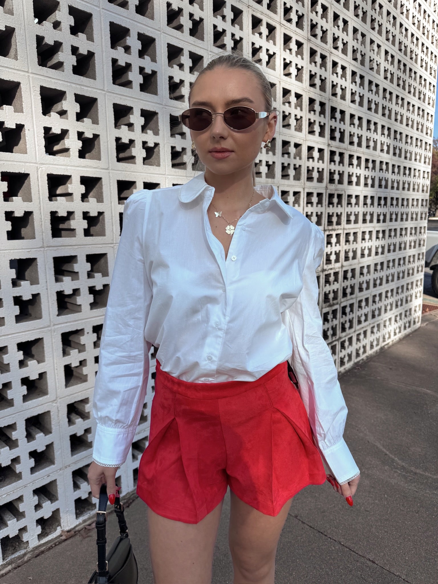 English Factory Lace Trim Shirt